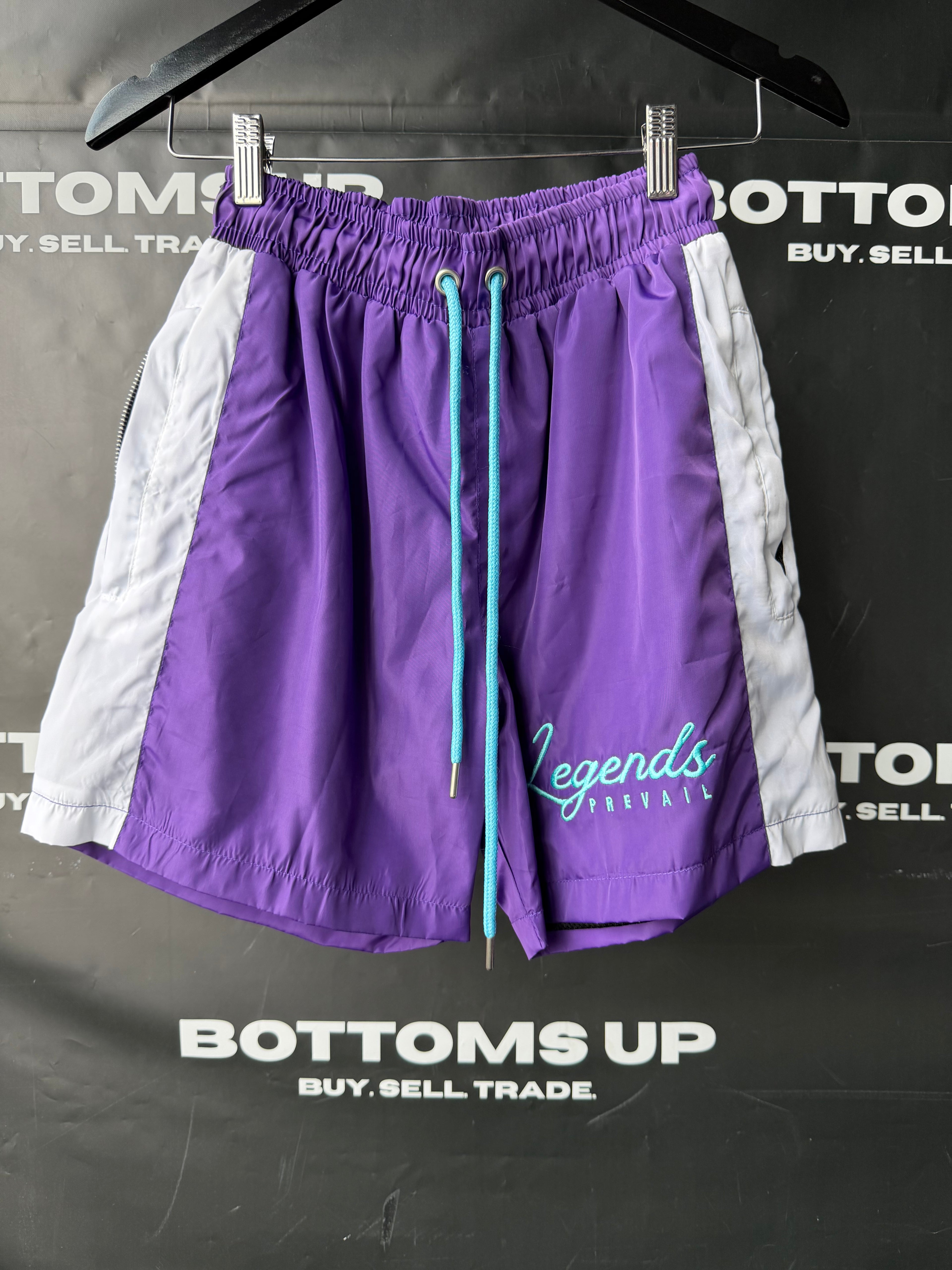 Legends Prevail Short Sleeve Windbreaker Set in Purple and White