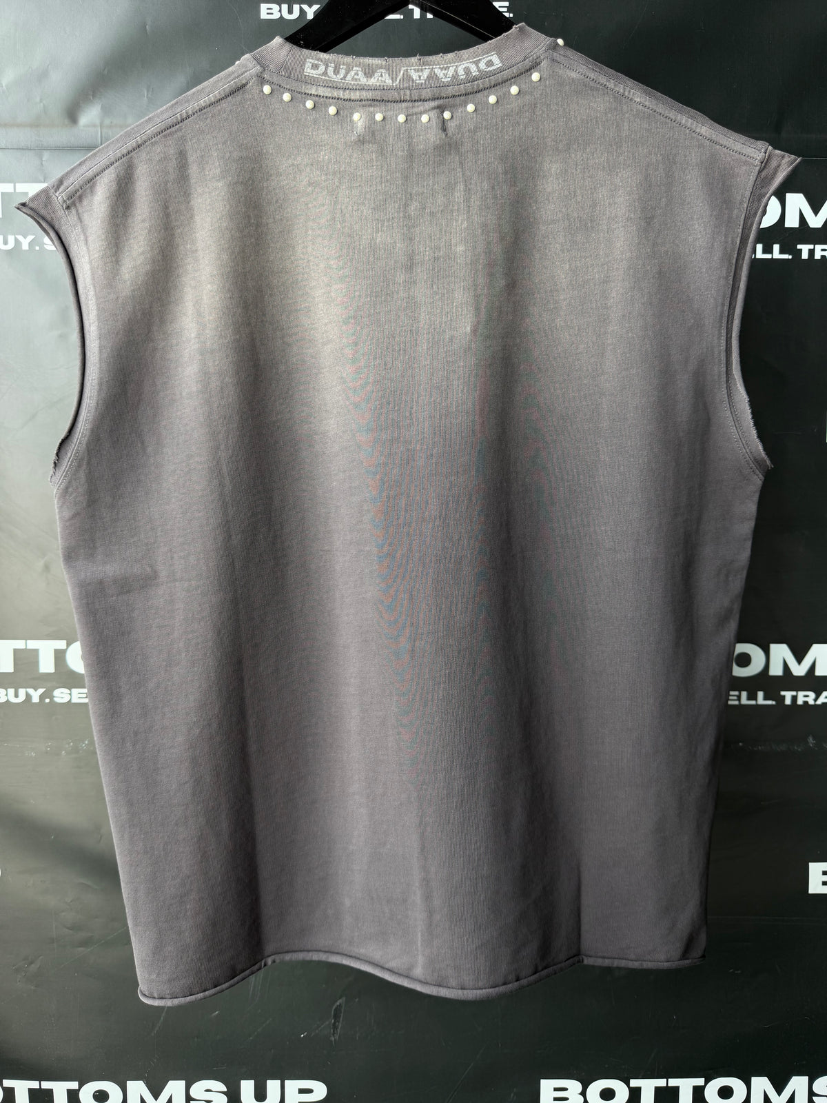 DUAA Rider Cutoff T-Shirt In Grey