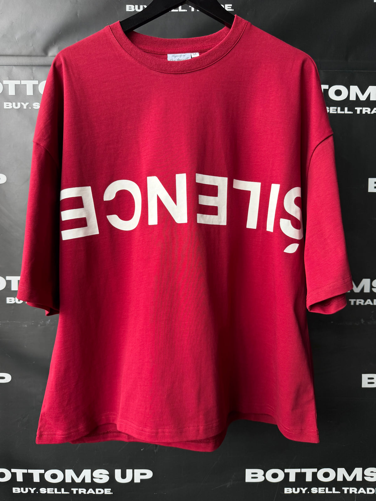 Onyx Apparel Red label SILENCE T-Shirt In Red