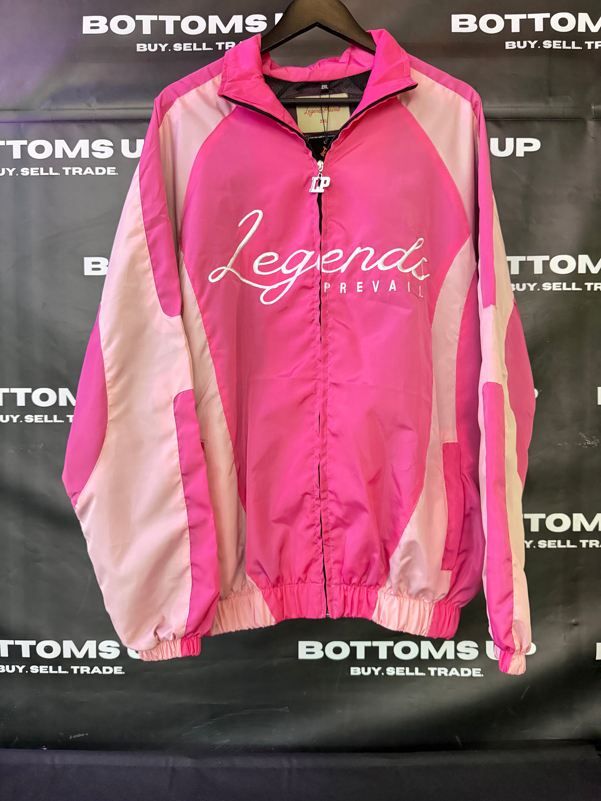 Legends Prevail Windbreaker Set In Pink