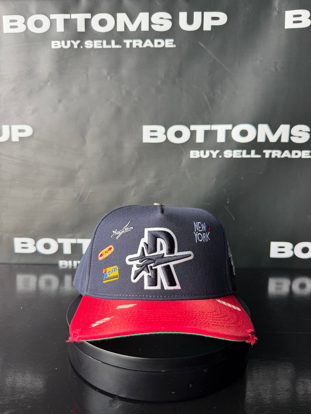 RoughPlay Navy/Red NYC Snapback Hat