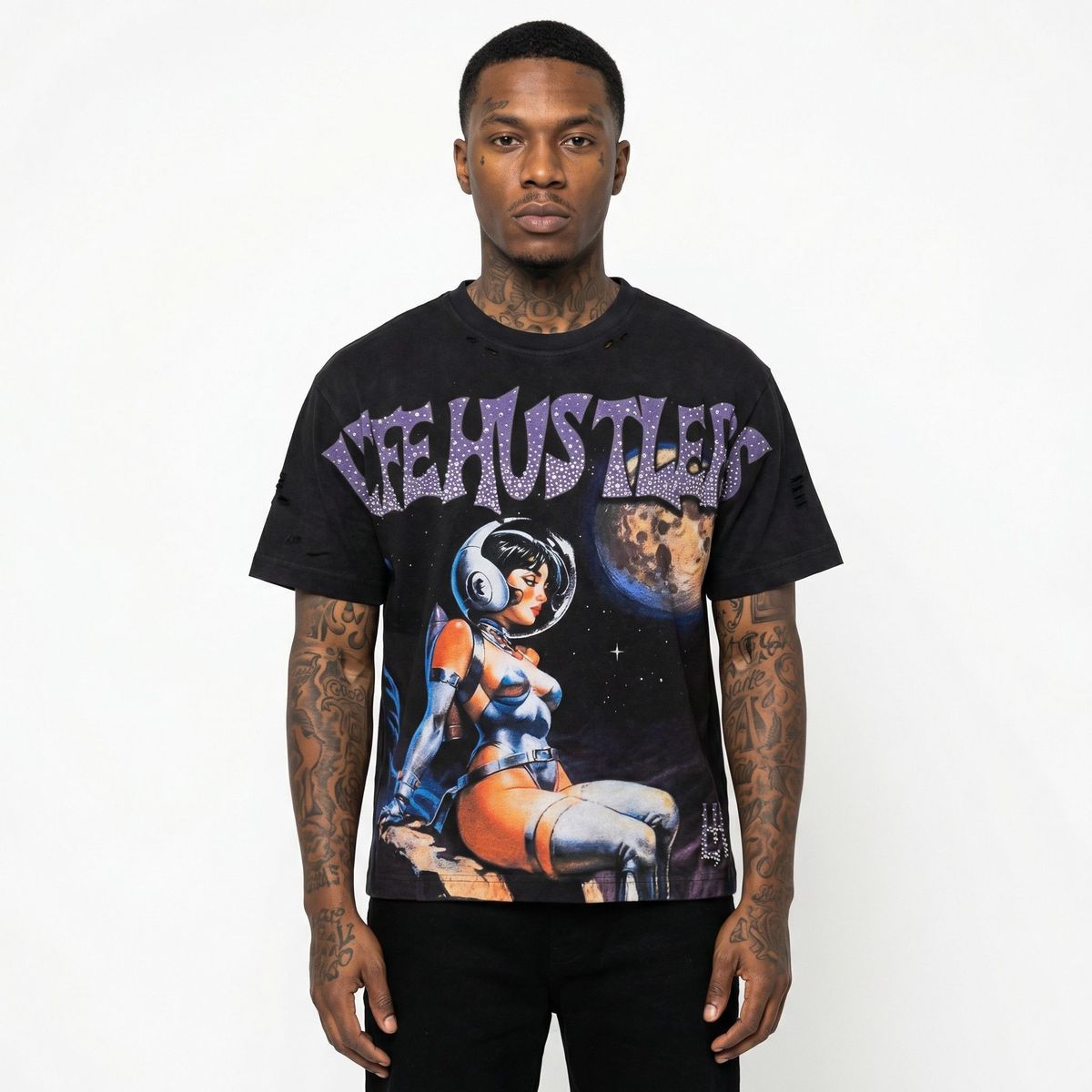 Life Hustlers Sexy Astronaut T-Shirt