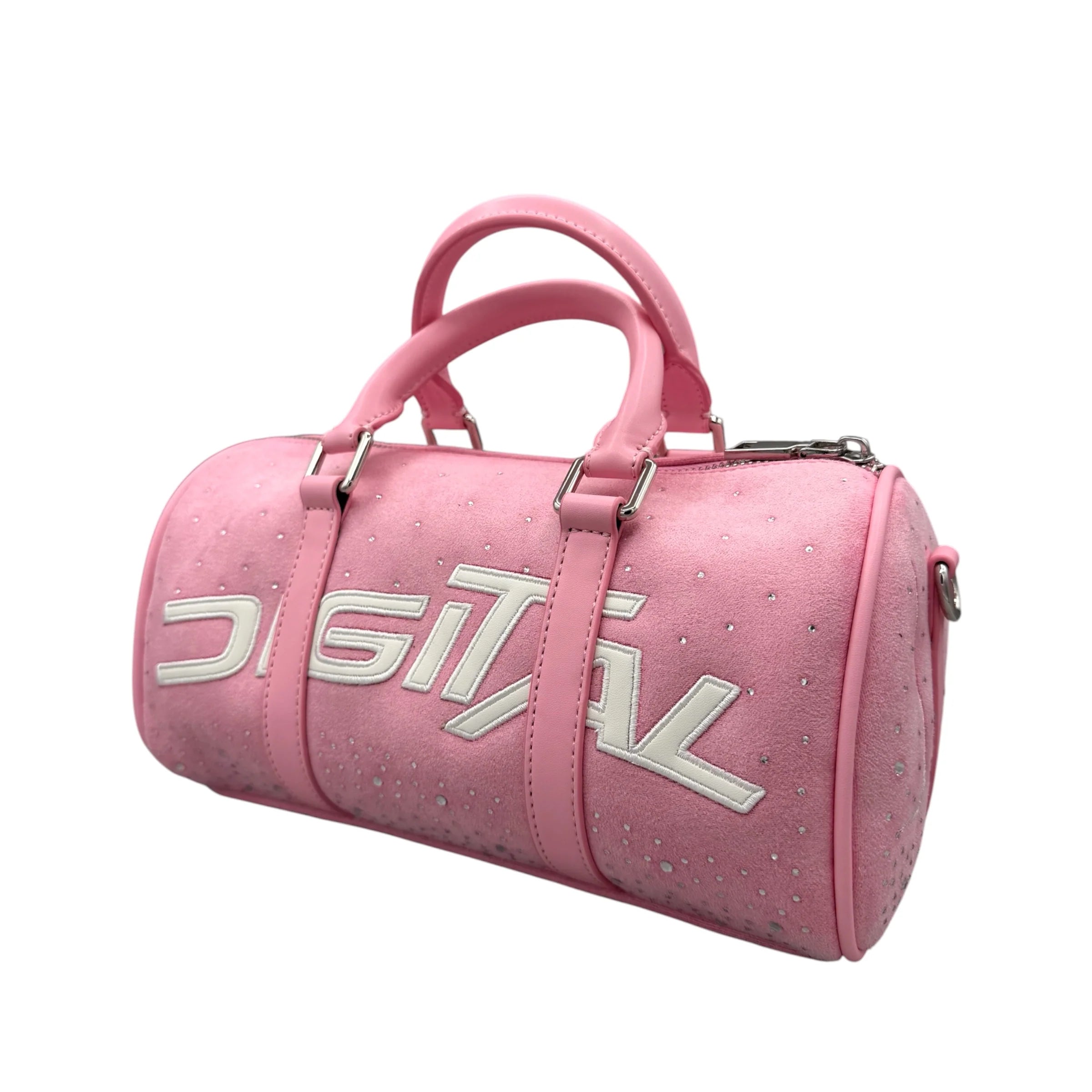 Digital Mini Duffle Bag In Pink