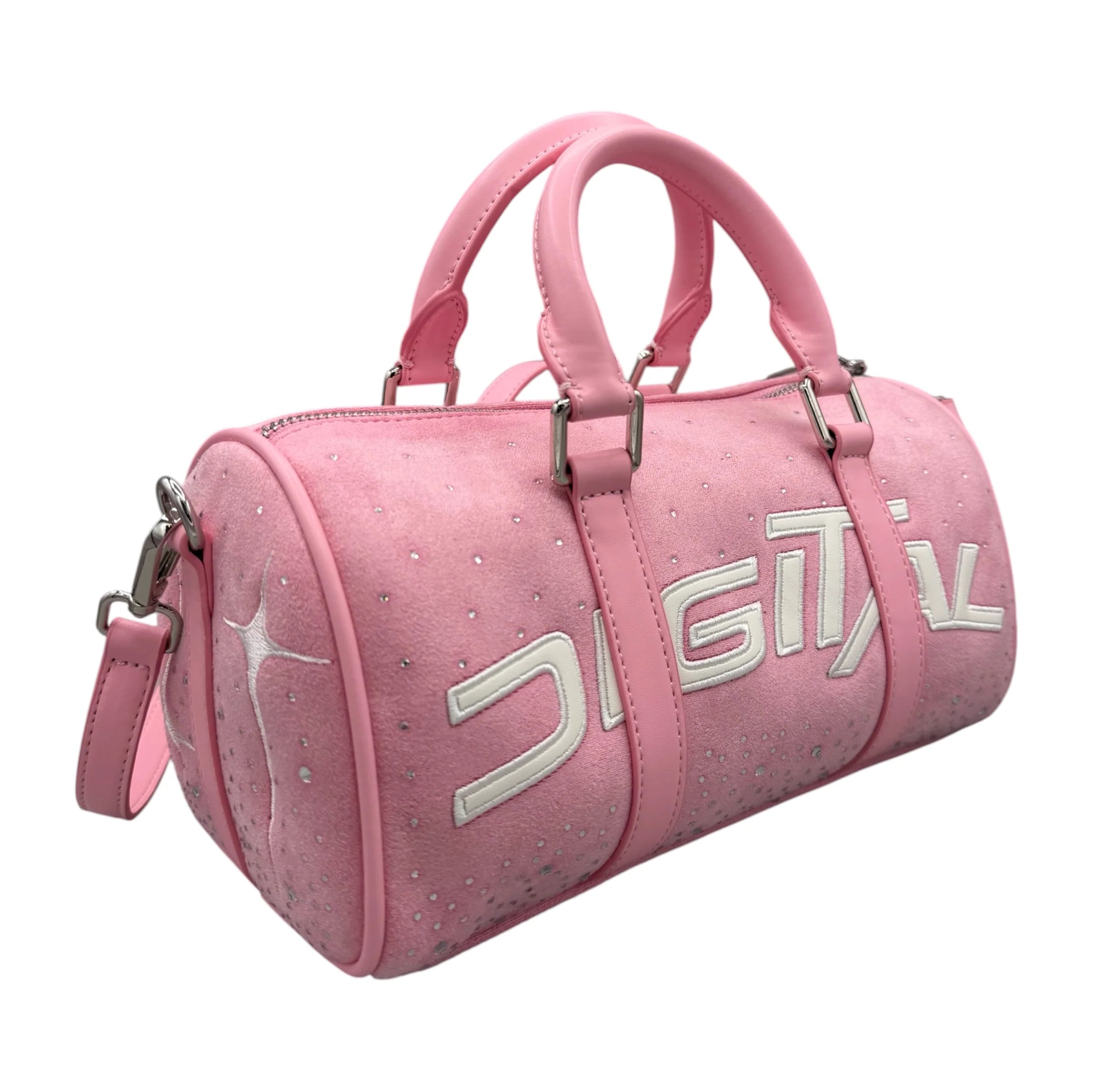 Digital Mini Duffle Bag In Pink
