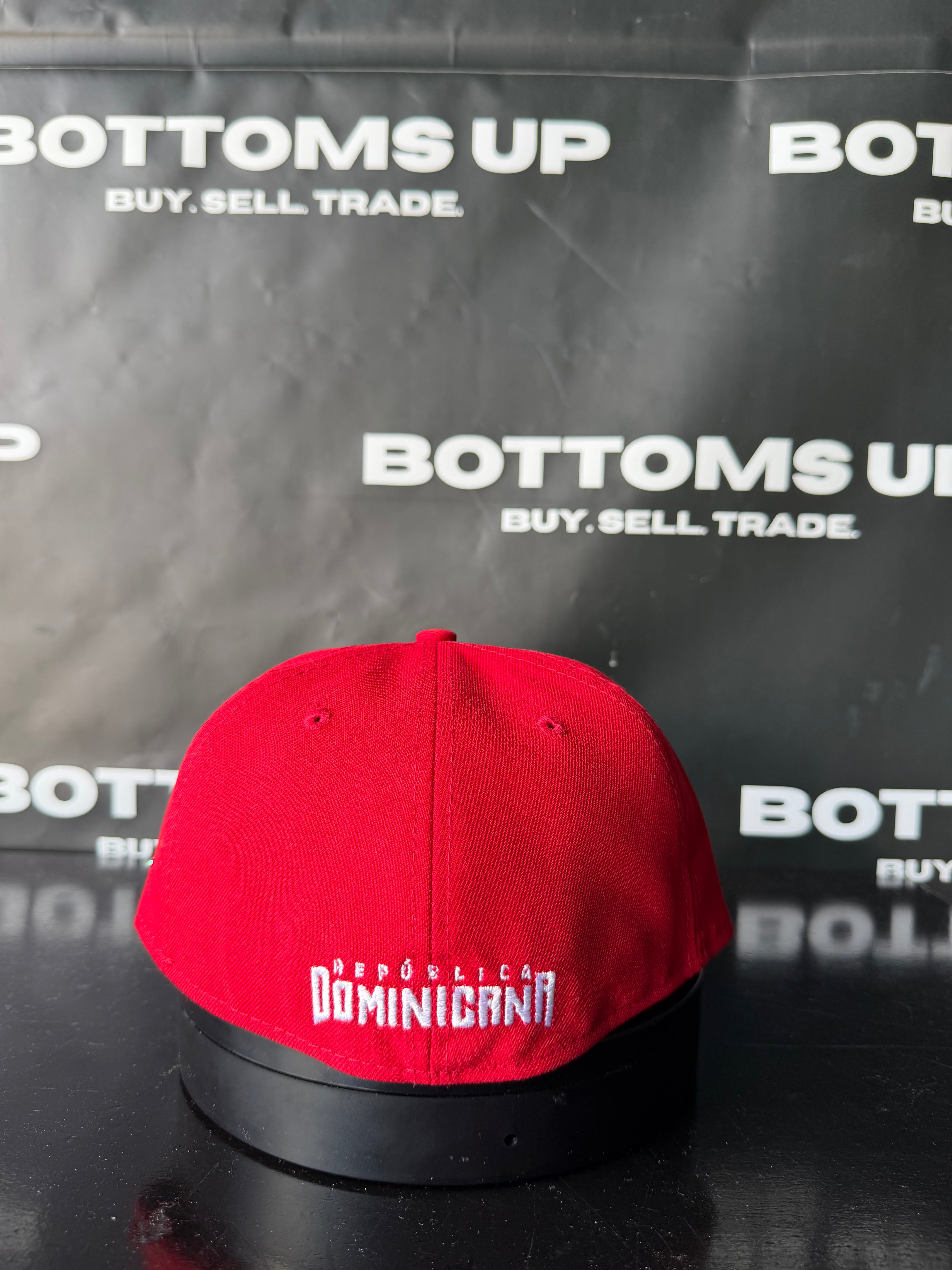New Era 59FIFTY Fitted: Dominican Republic WBC Red/White Customized