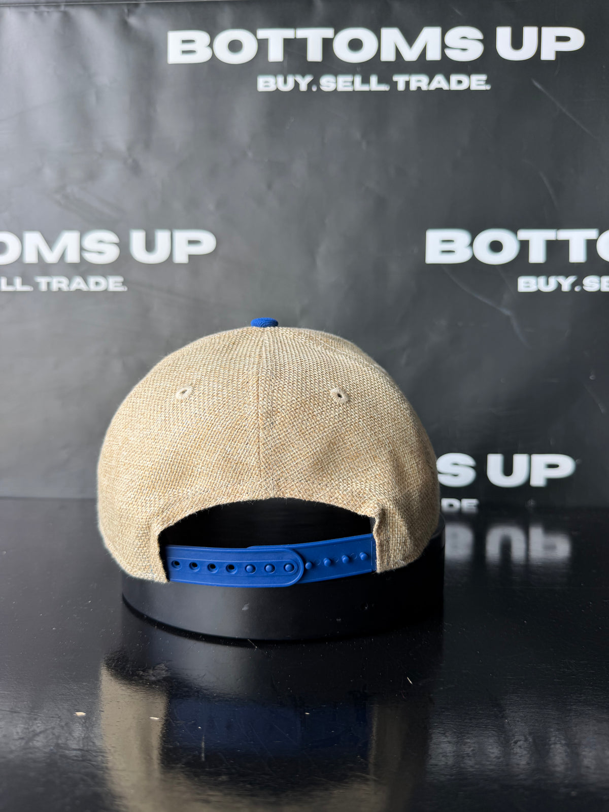New York Mets New Era 9Forty Twine Snapback In Natural / Royal Women