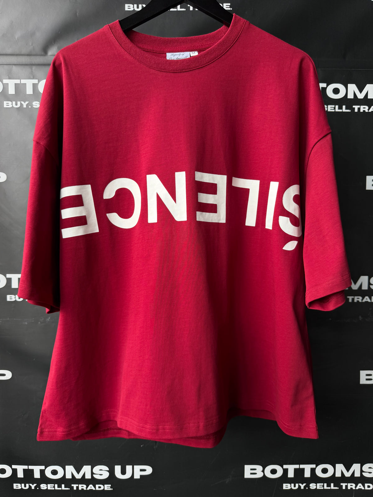 Onyx Apparel Red label SILENCE T-Shirt In Red
