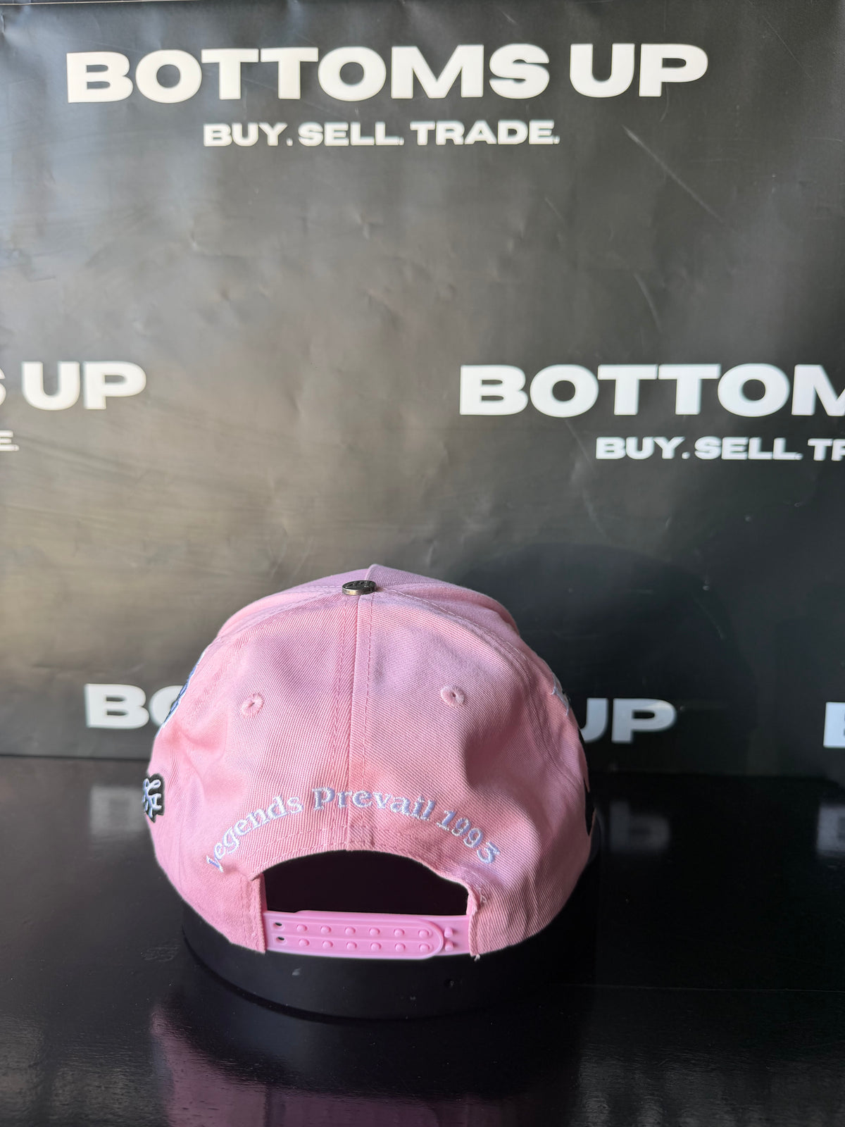 Legends Prevail Prevail Snapback Hat in Pink