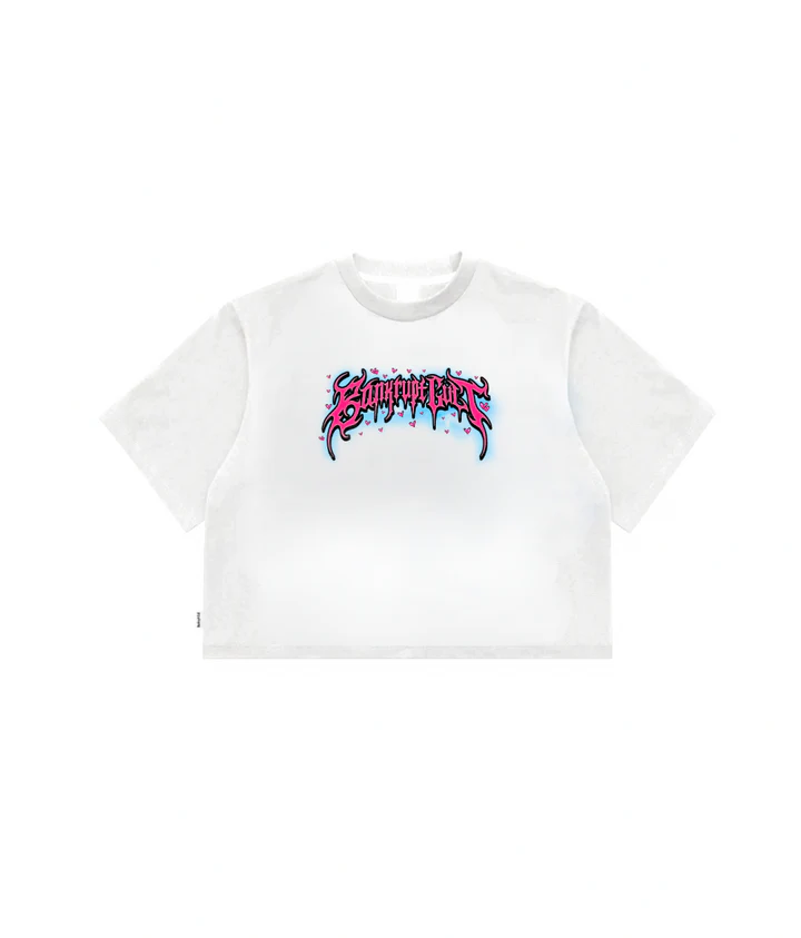 Bankrupt Cult Baddies Logo Crop Top T-Shirt Women