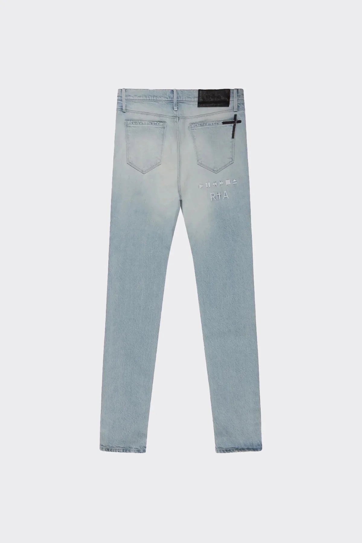 RTA Bryant Jean in Light Blue Pause Play