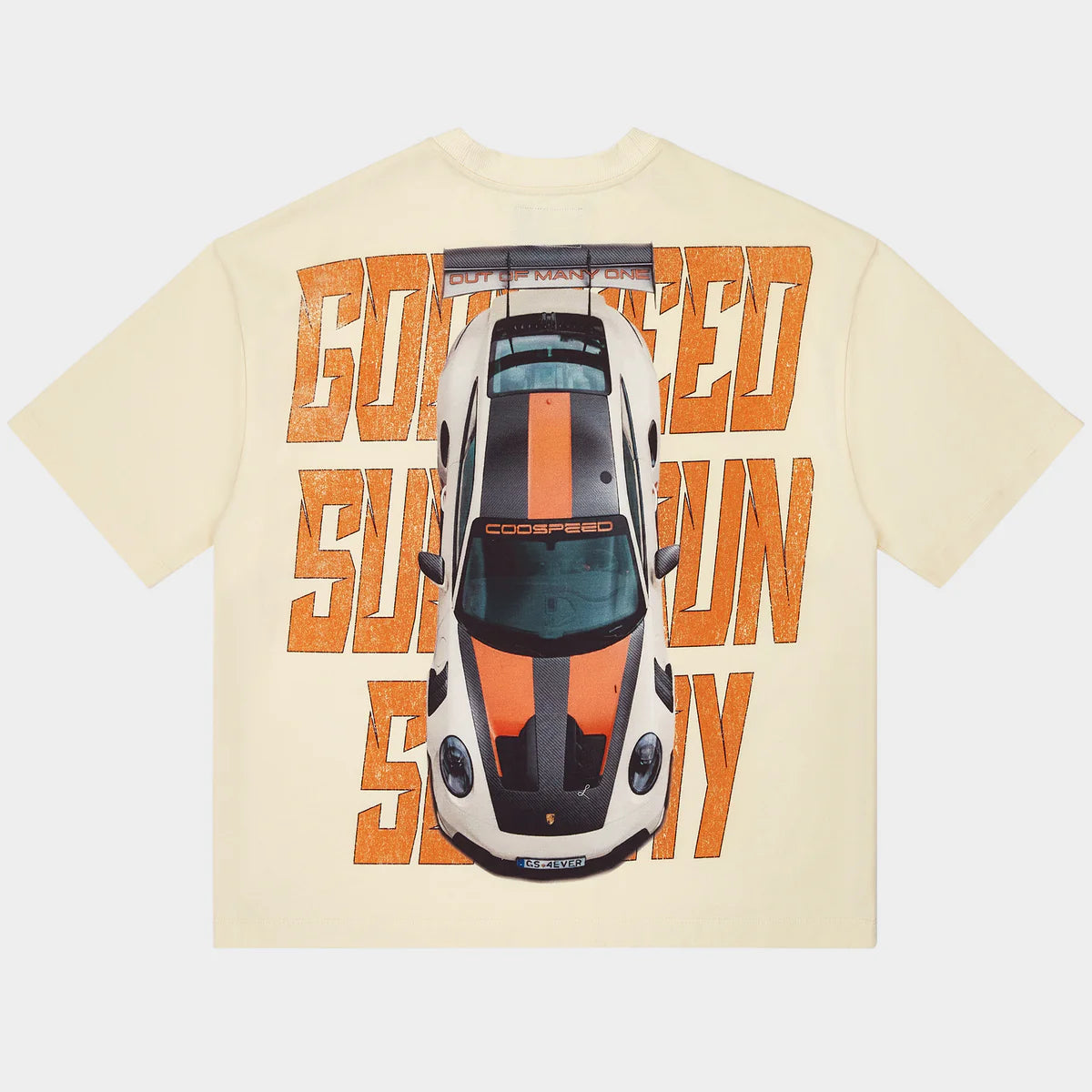 Godspeed Track Mode Miami Superrun T-Shirt In Bone