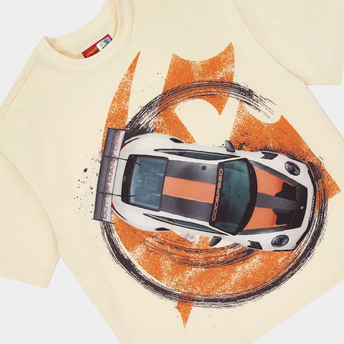 Godspeed Track Mode Miami Superrun T-Shirt In Bone