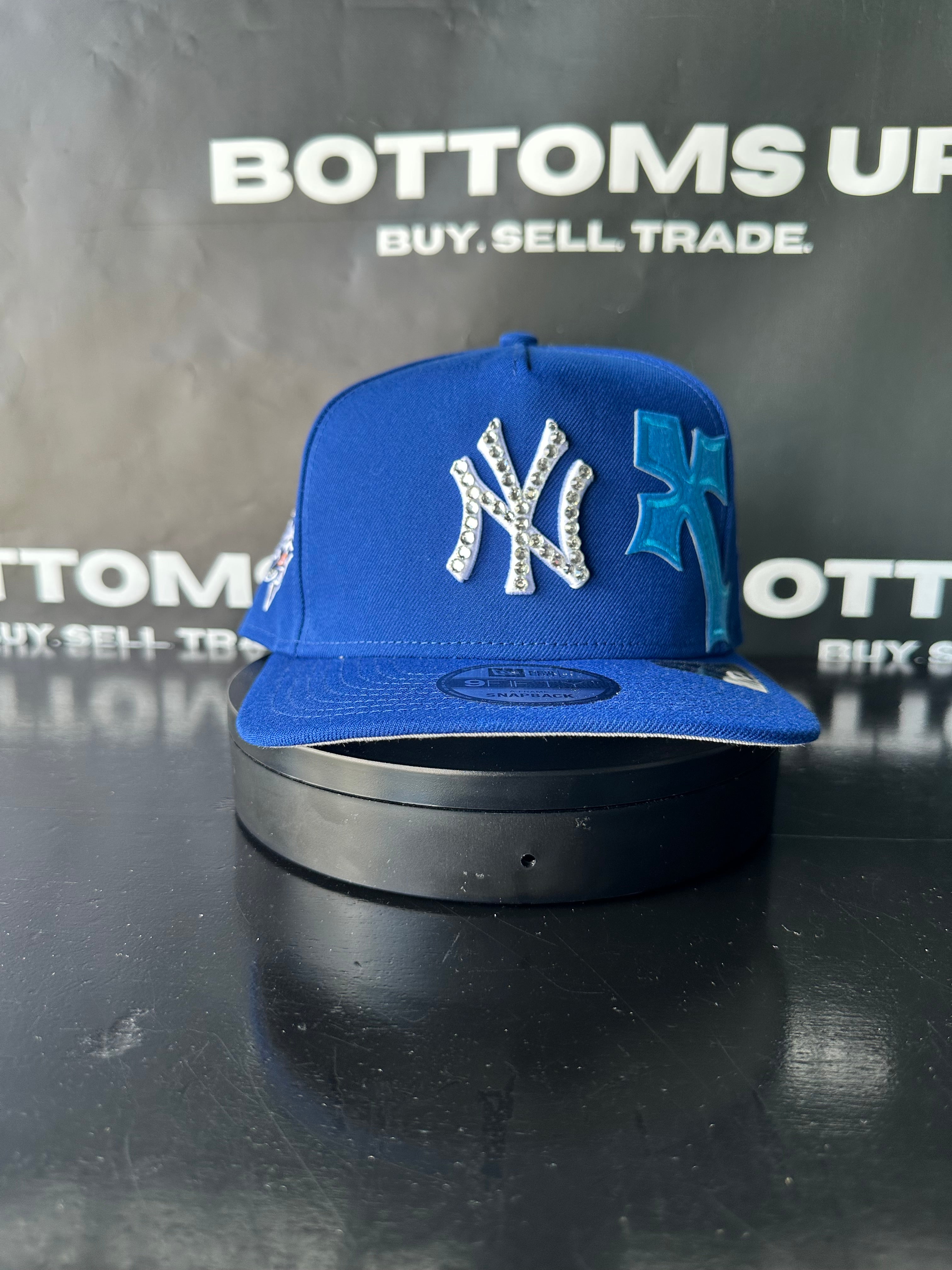 Polancaps: New York Yankees Blue Giant Cross 2000 World Series Patch 1 of 1 Hat