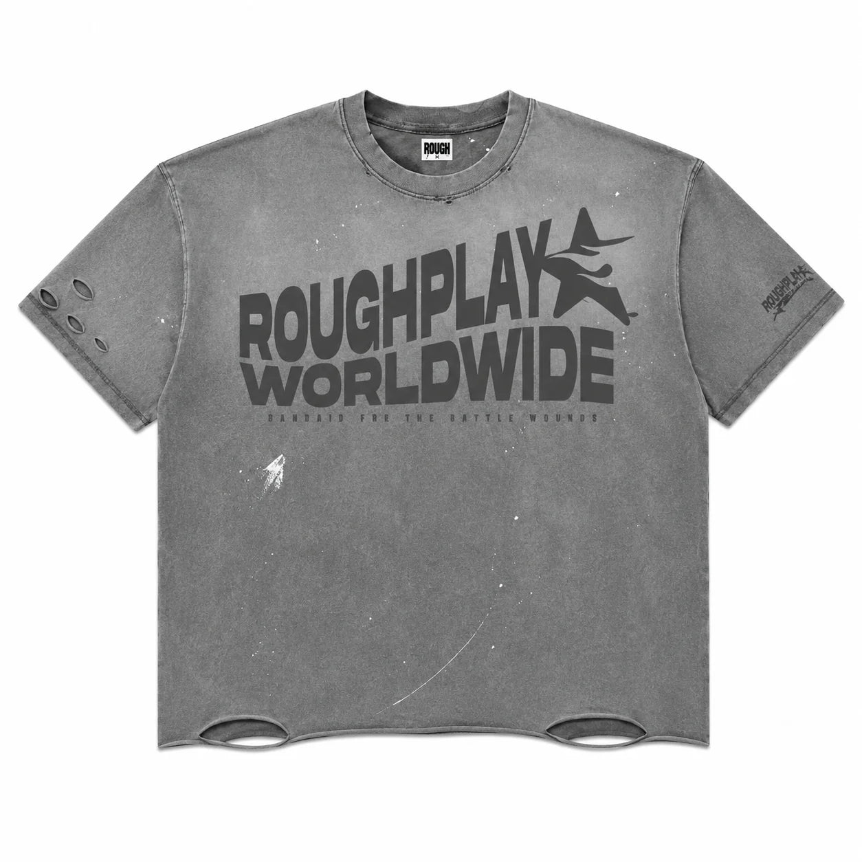 RoughPlay Worldwide Short Sleeve T-Shirt Grey/Grey