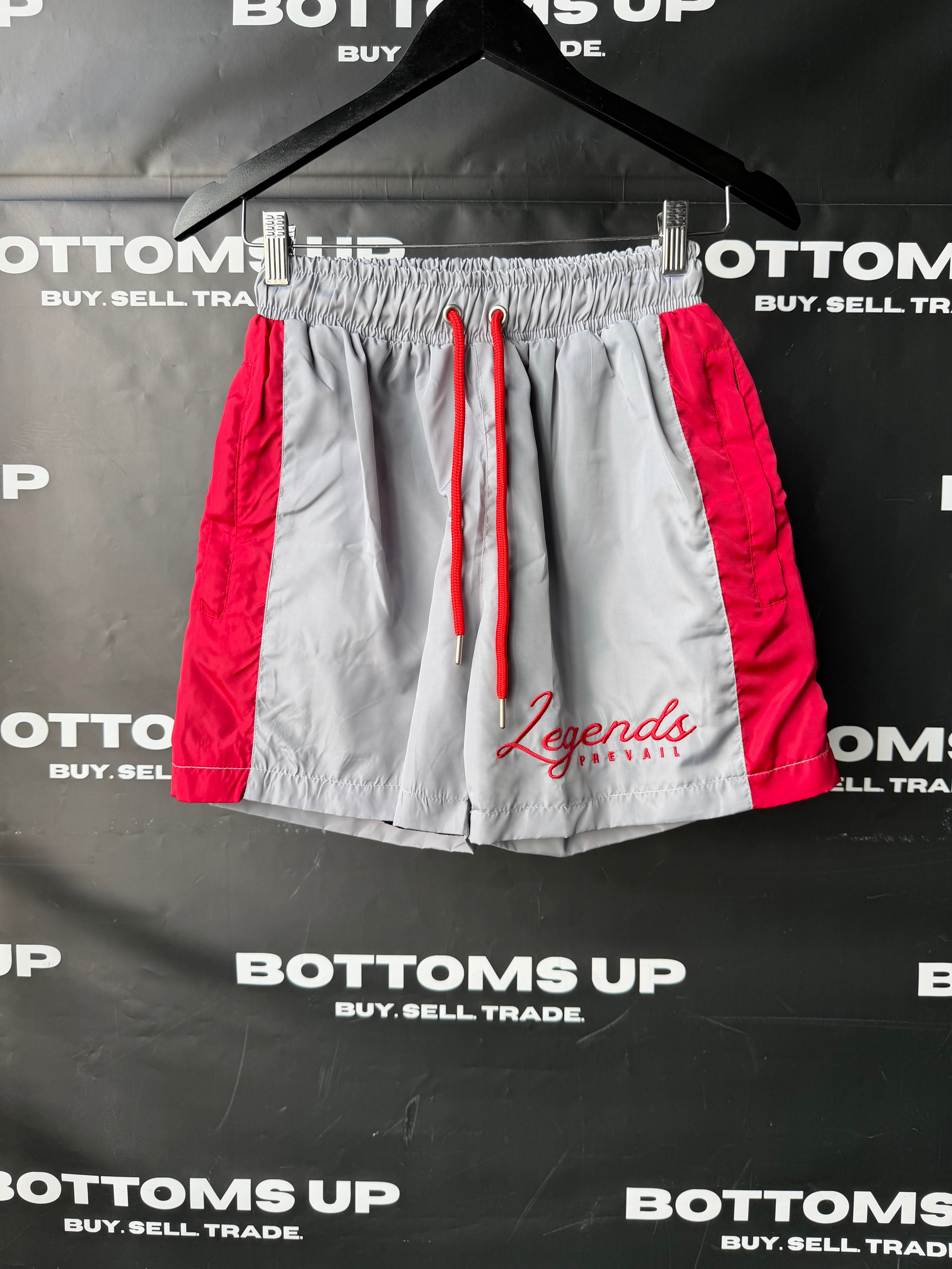 Legends Prevail Short Sleeve Windbreaker Set in Grey and Red