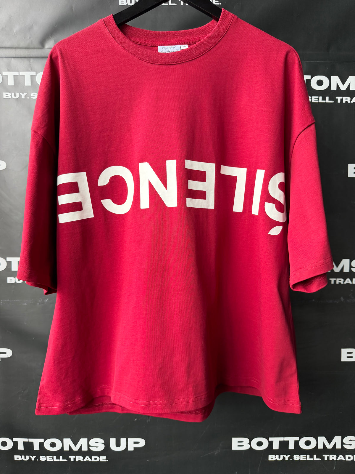 Onyx Apparel Red label SILENCE T-Shirt In Red