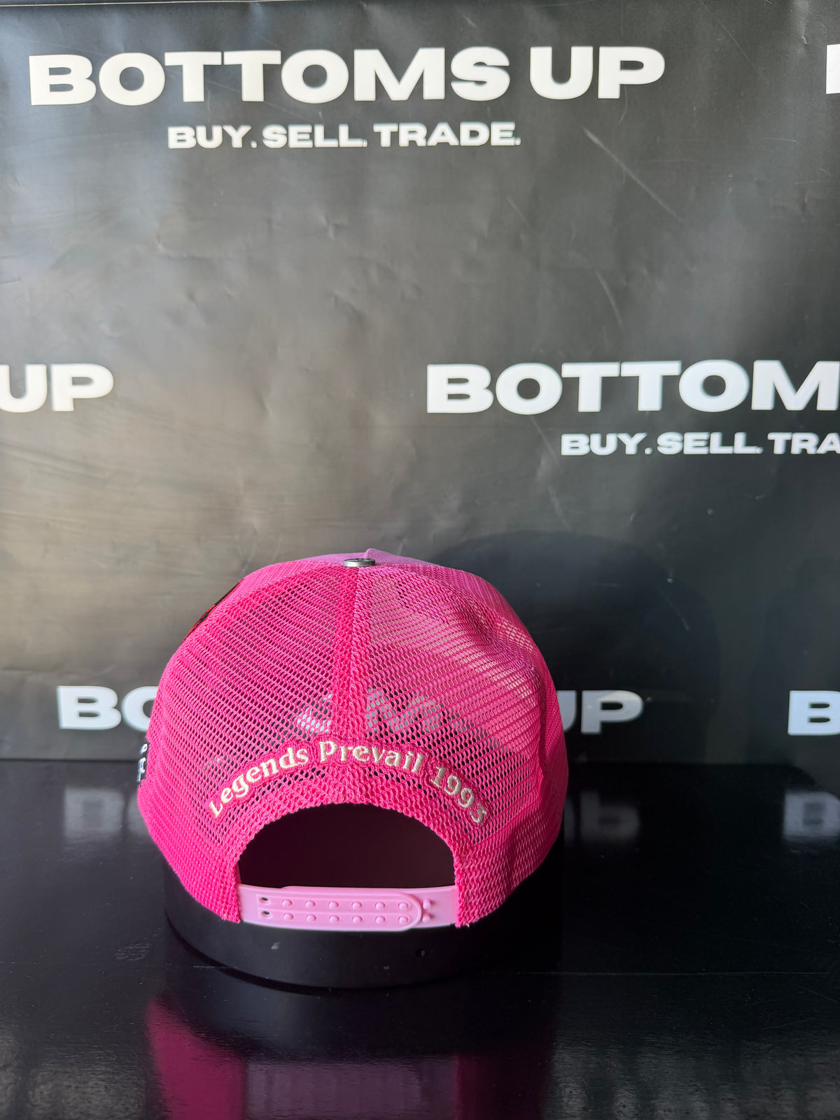 Legends Prevail x LOX Trucker Hat In Pink