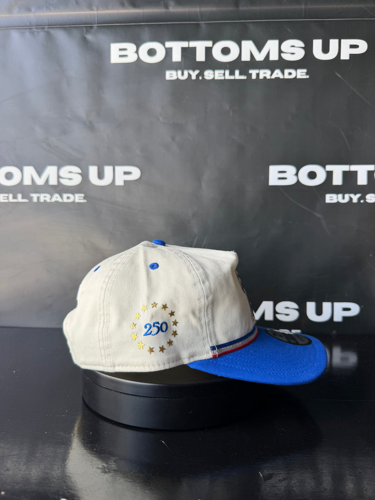 New Era Tacoma Rainiers 2026 America 250th Anniversary 19TWENTY Adjustable Snapback Hat – Cream/Blue