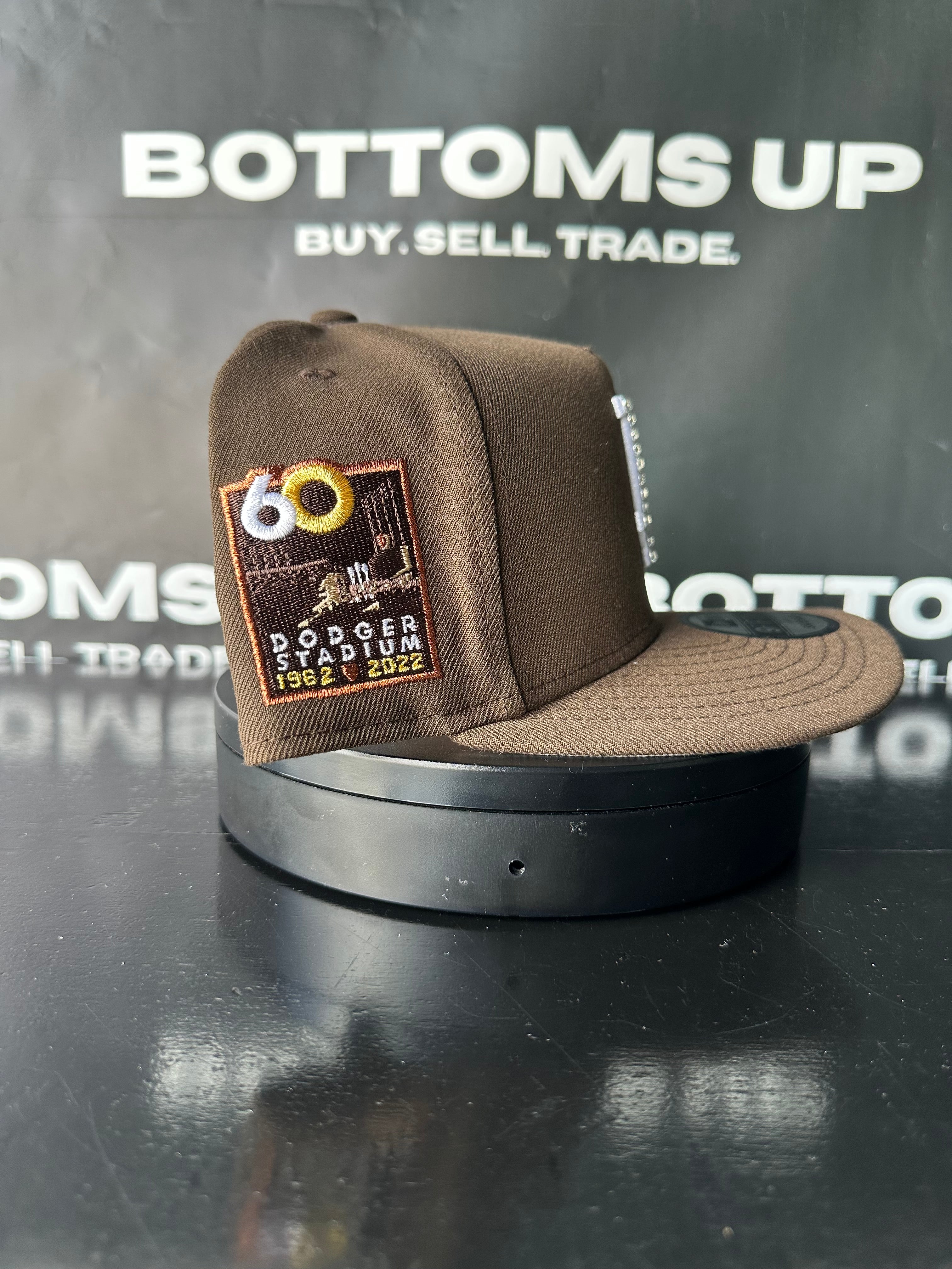 Polancaps: Los Angeles Dodgers Brown 60th Anniversary Patch 1 of 1 Hat