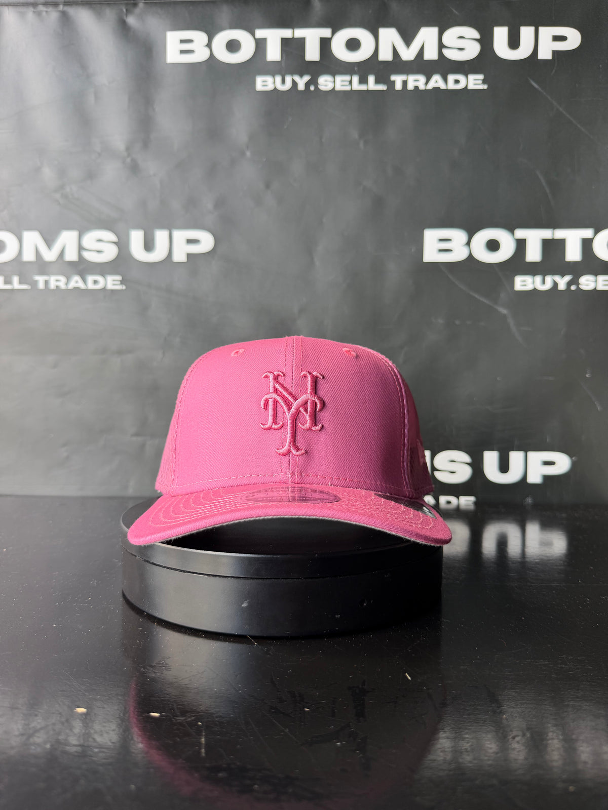 New York Mets New Era 9SEVENTY Stretch-Snap Hat In Mauve Pink