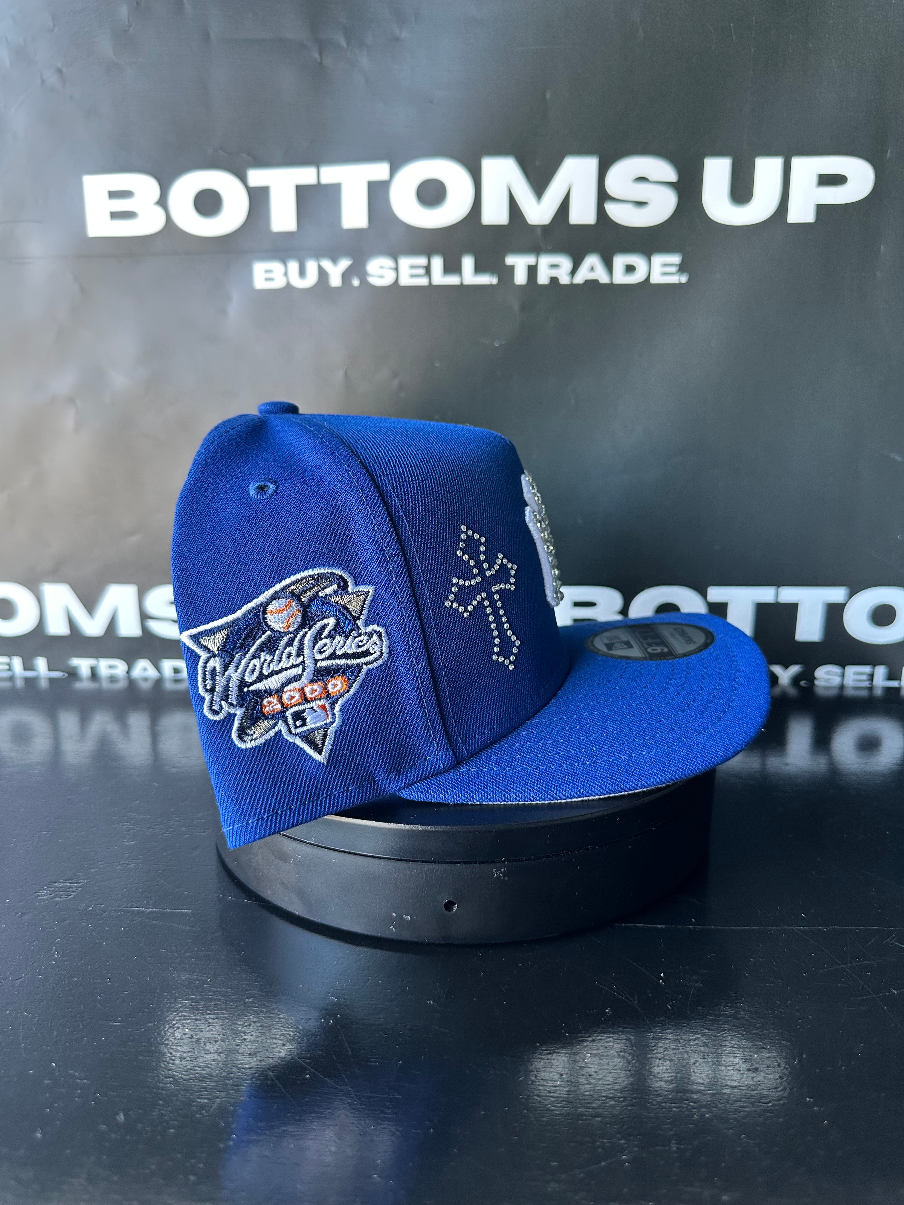 Polancaps: New York Yankees Royal Blue Double Cross 2000 World Series Patch 1 of 1 Hat