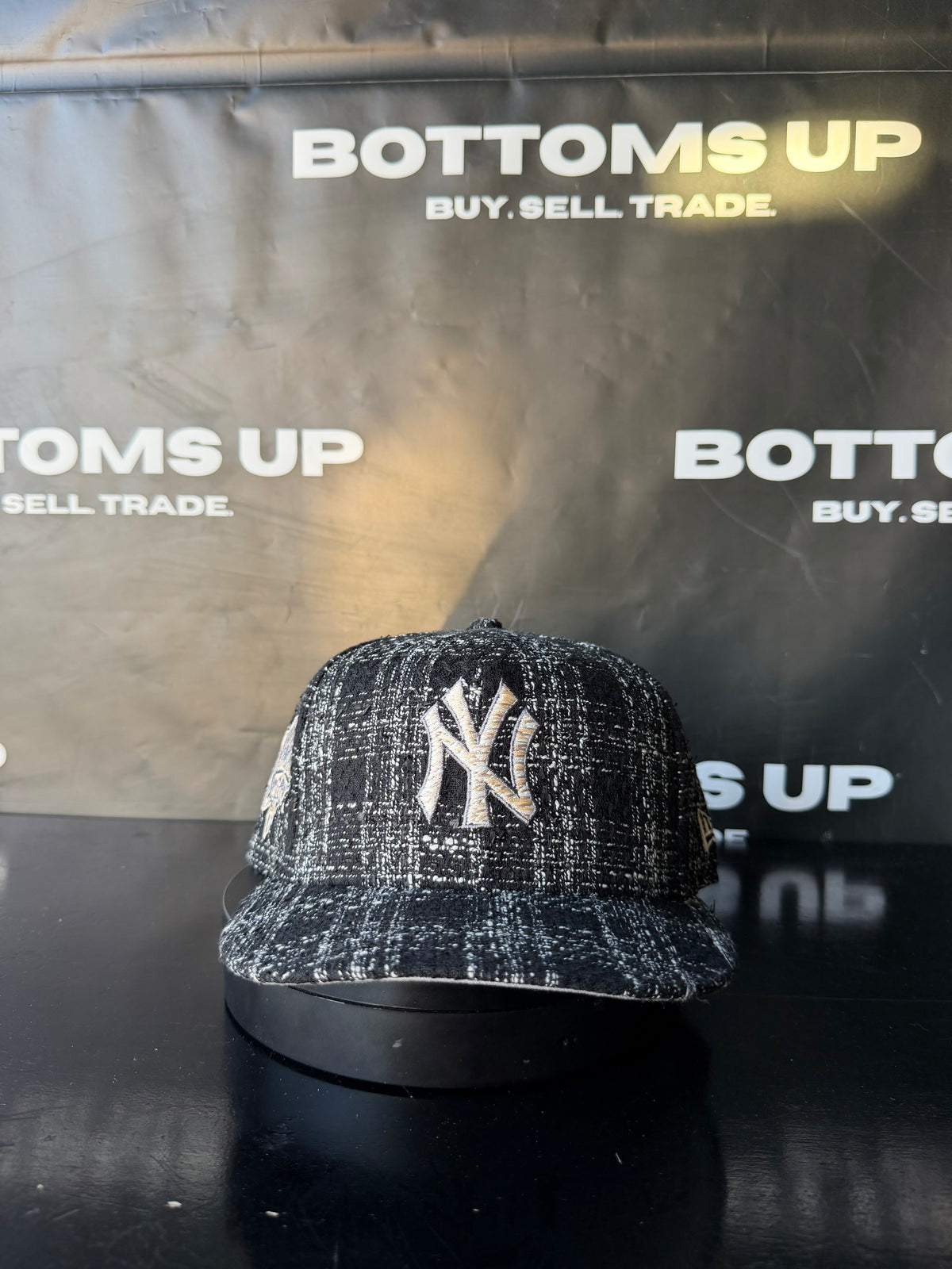 New Era New York Yankees 59FIFTY x Three Looms Tweed Fitted - Black & White