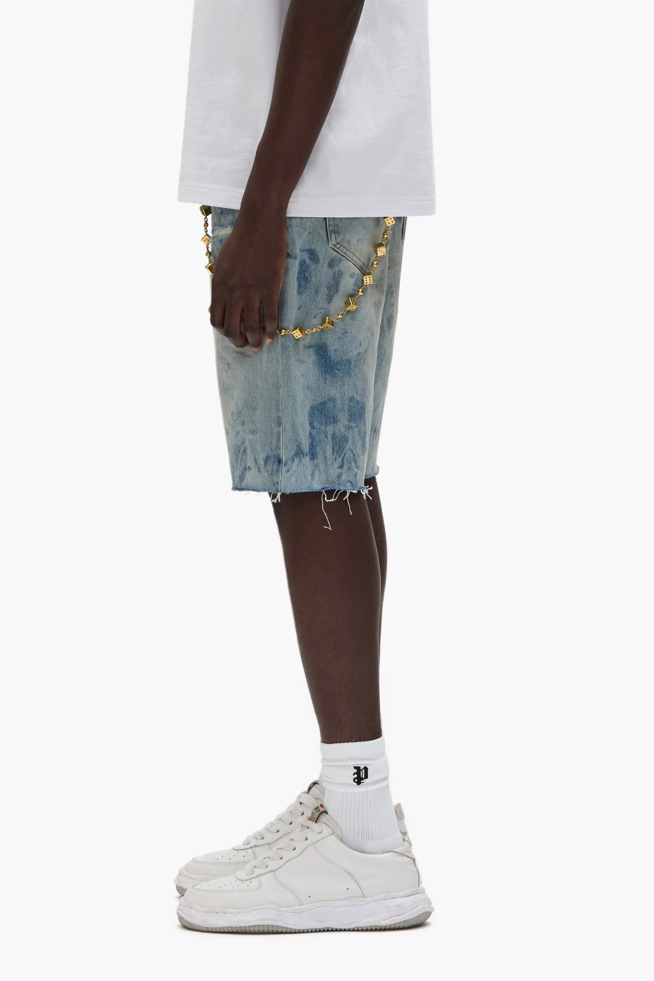 Purple Brand P059 Mixed Paint Shorts