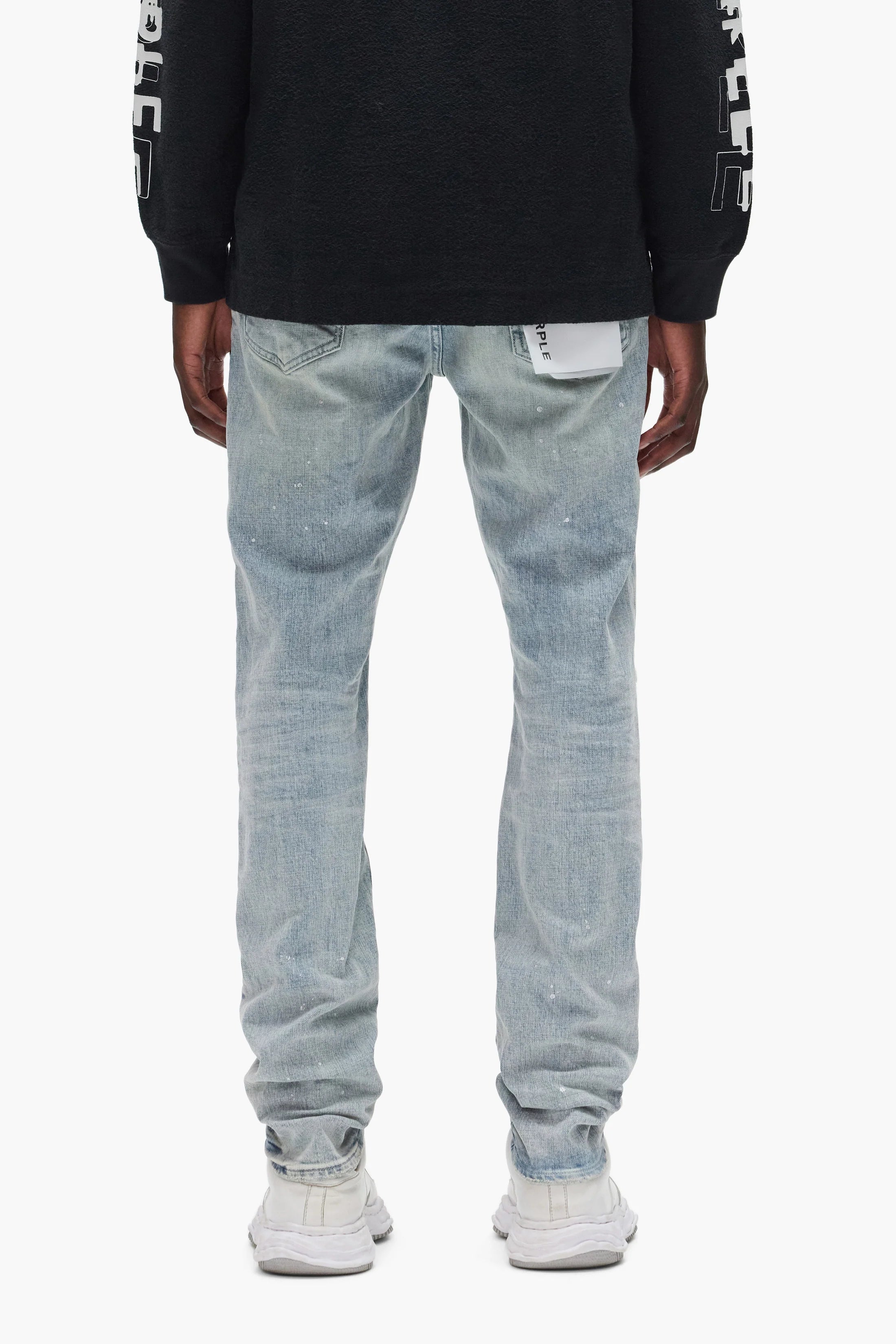 Purple Brand Worn Reflective Jeans P001-WLIR425