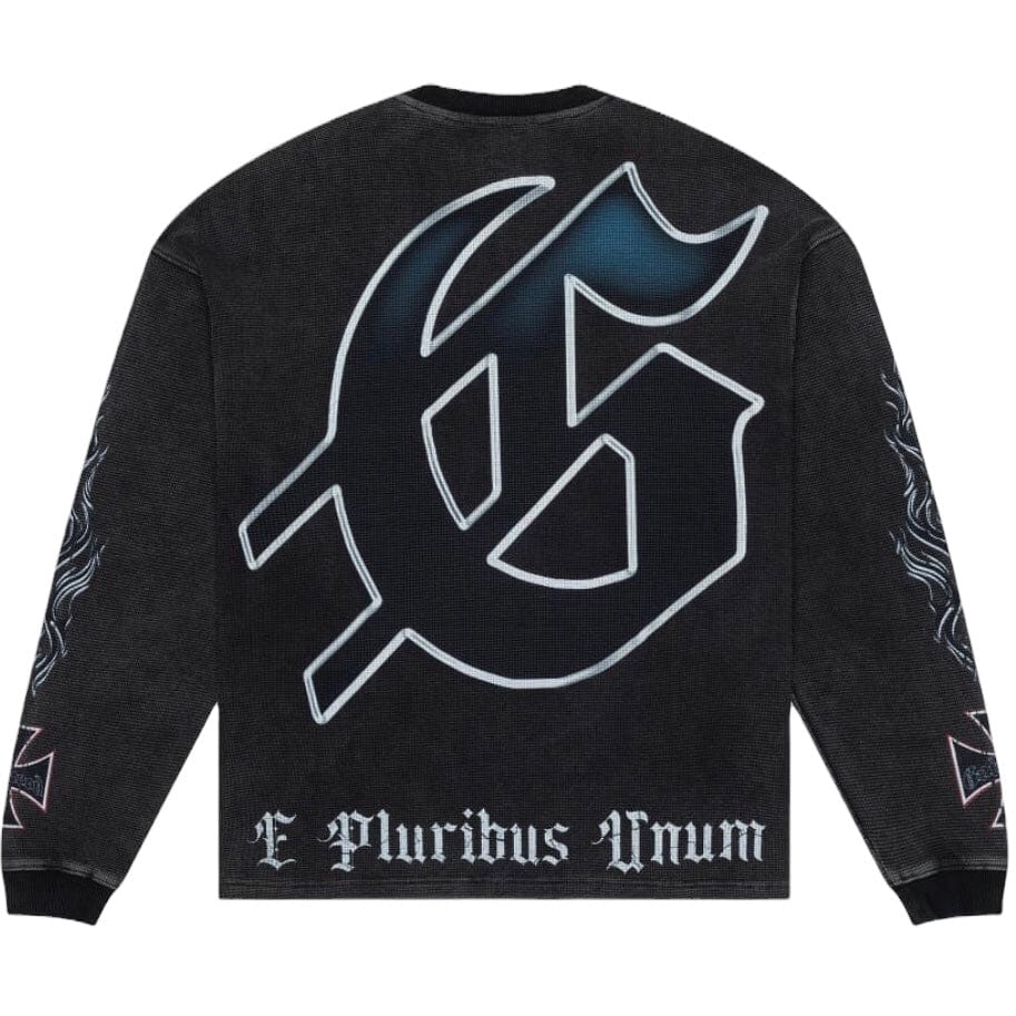 Godspeed Rocker Thermal Long Sleeve Black Wash T Shirt