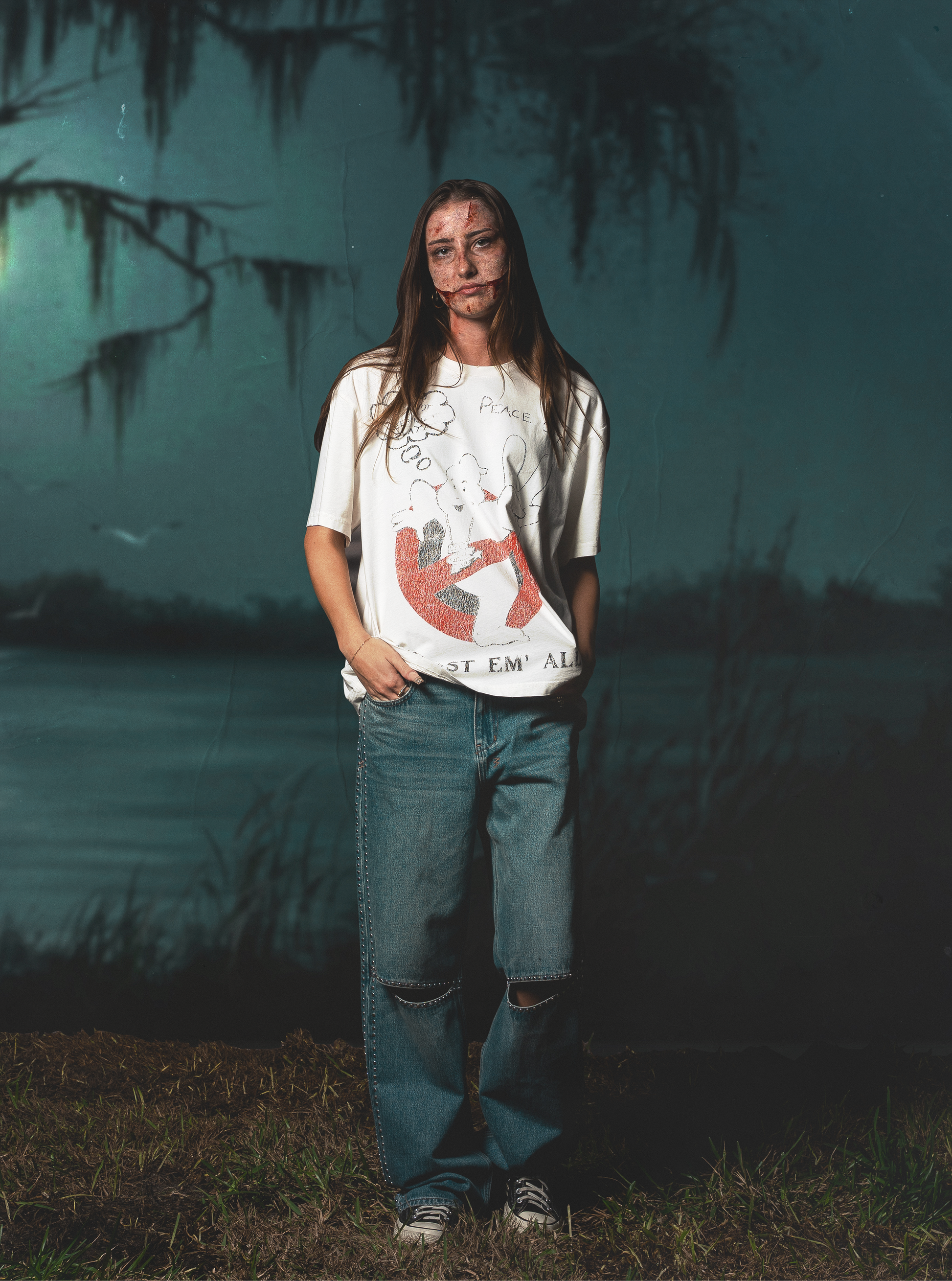 Triple Sevens Ghost Em T-Shirt White