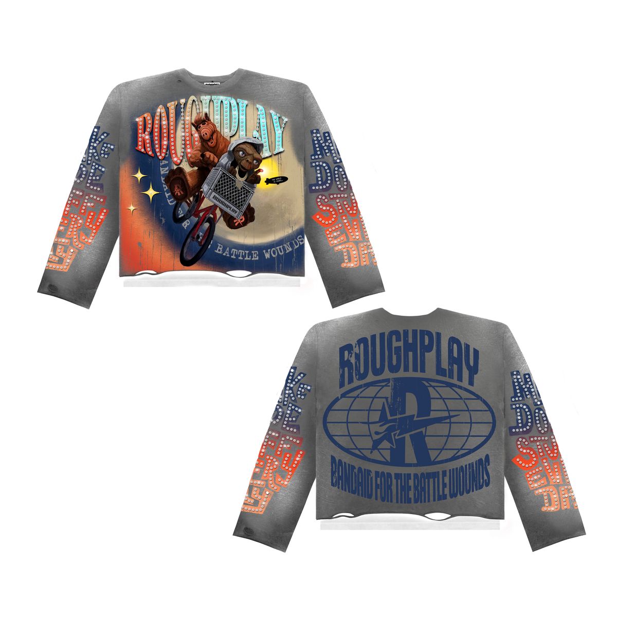 RoughPlay E.T Long Sleeve T-Shirt Gray