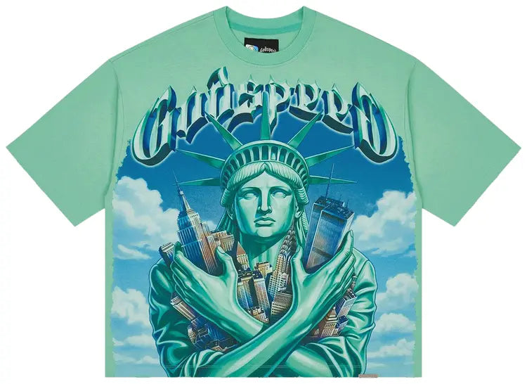 Godspeed Empire Guardian T-Shirt In Aqua