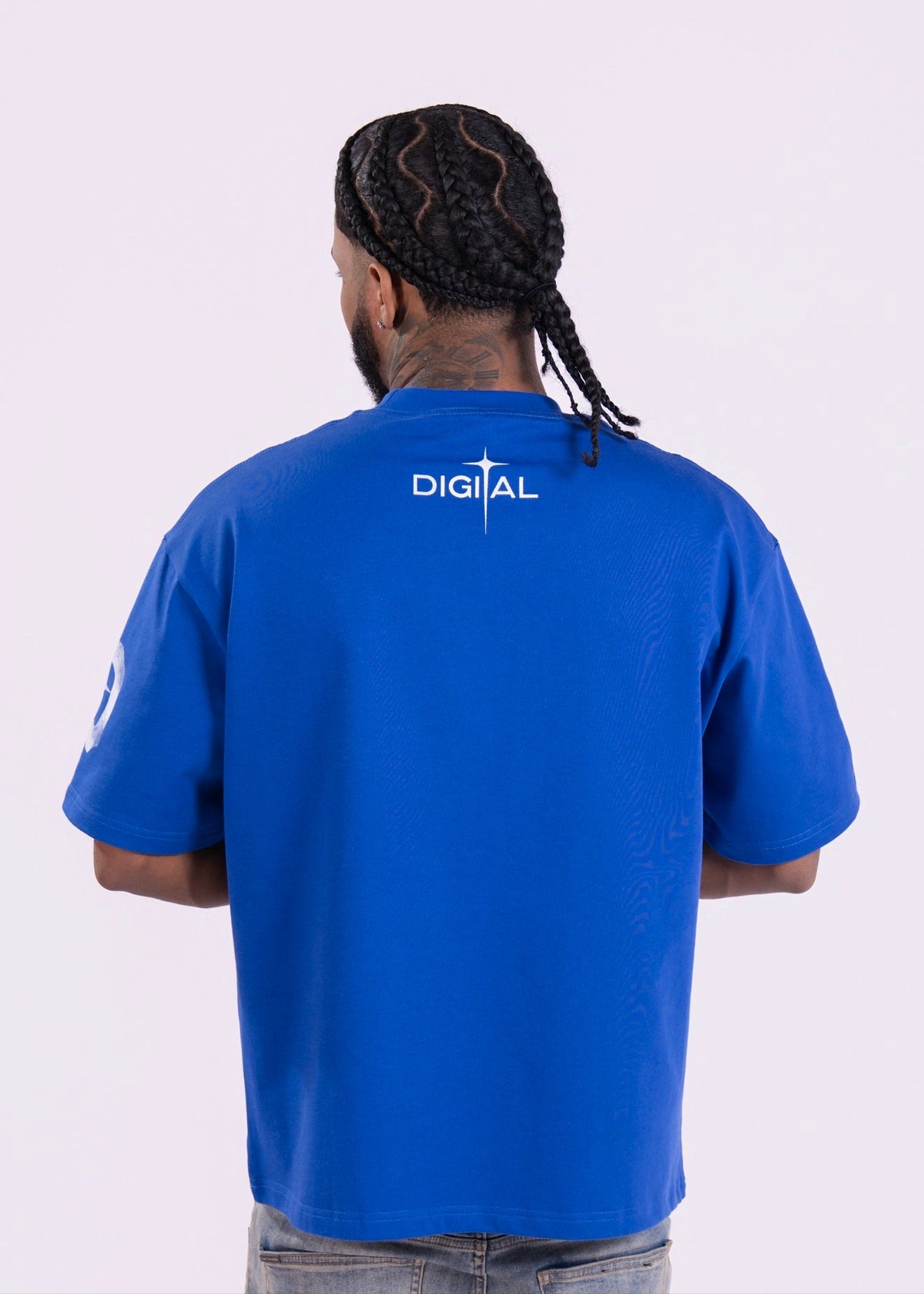 Digital Hacked T-Shirt In Blue
