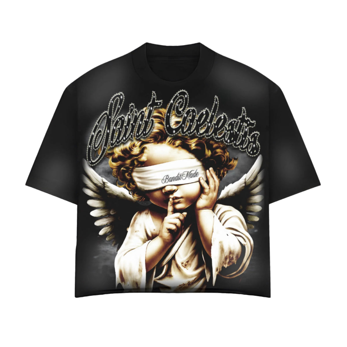Bandit Made Saint Caelestis Blindfold Angel T Shirt