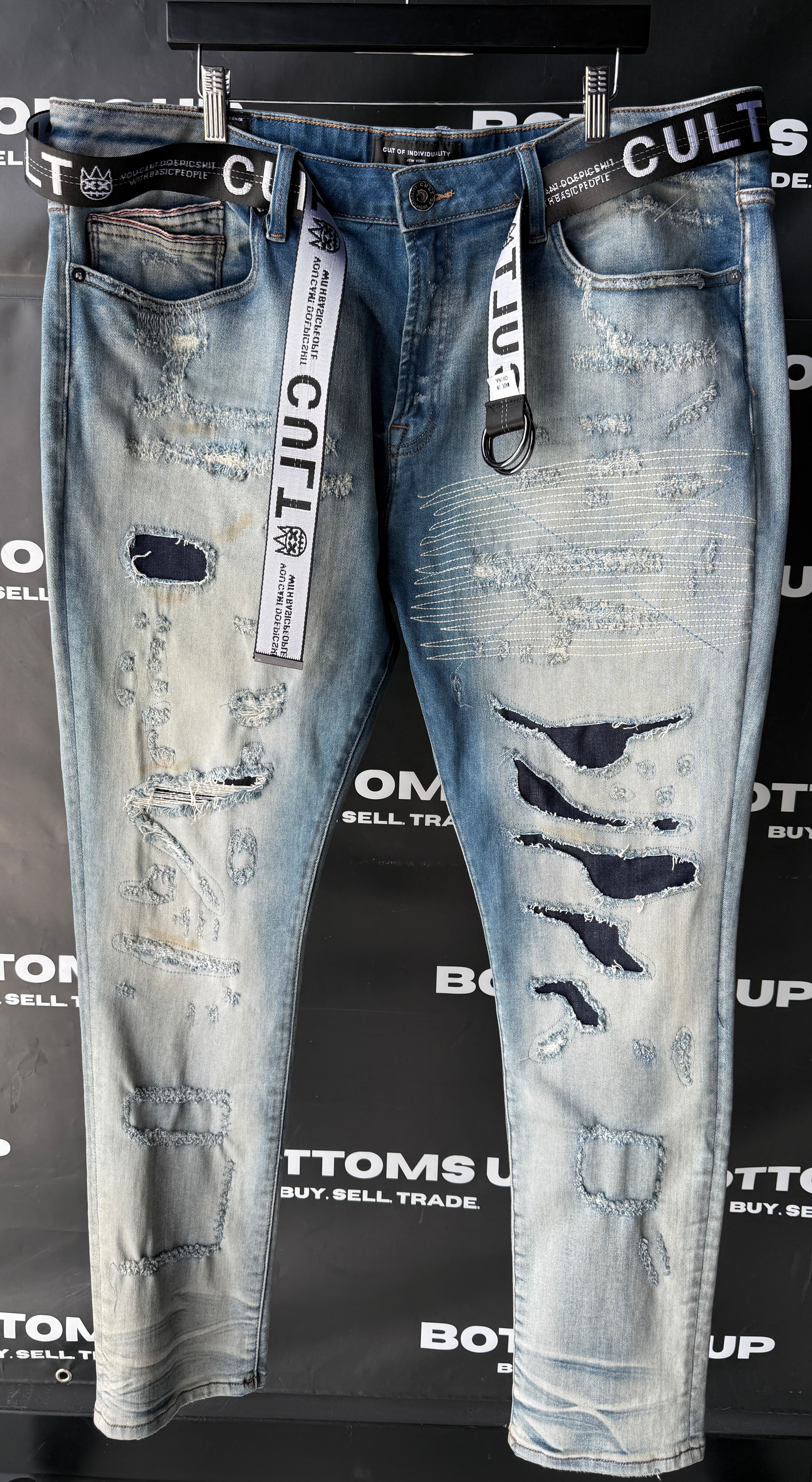 Cult of Individuality Punk Super Skinny Denim Jean 622A4-SS04G