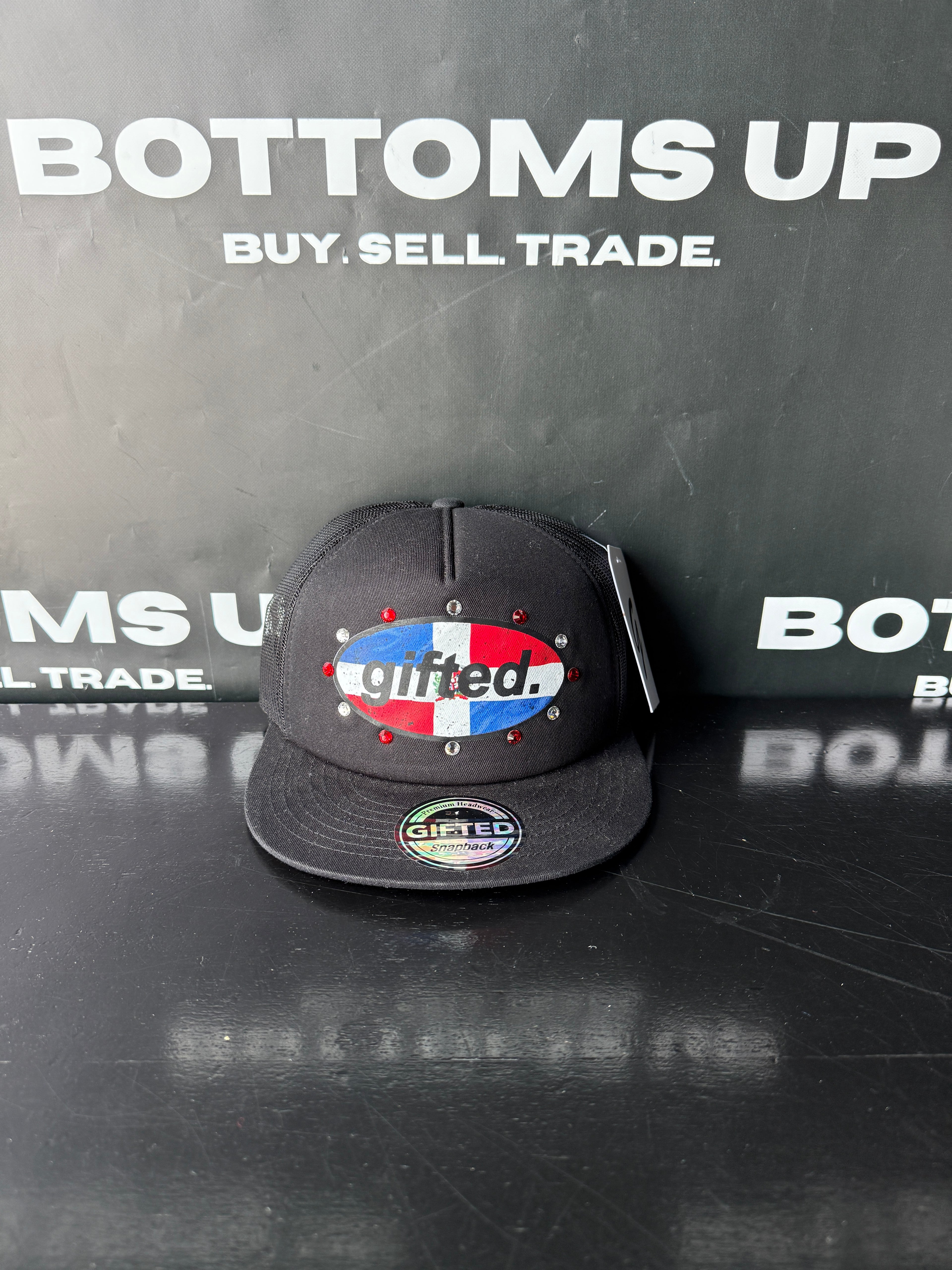 Gifted Everyone Is Gifted Black Dominican Flag Hat