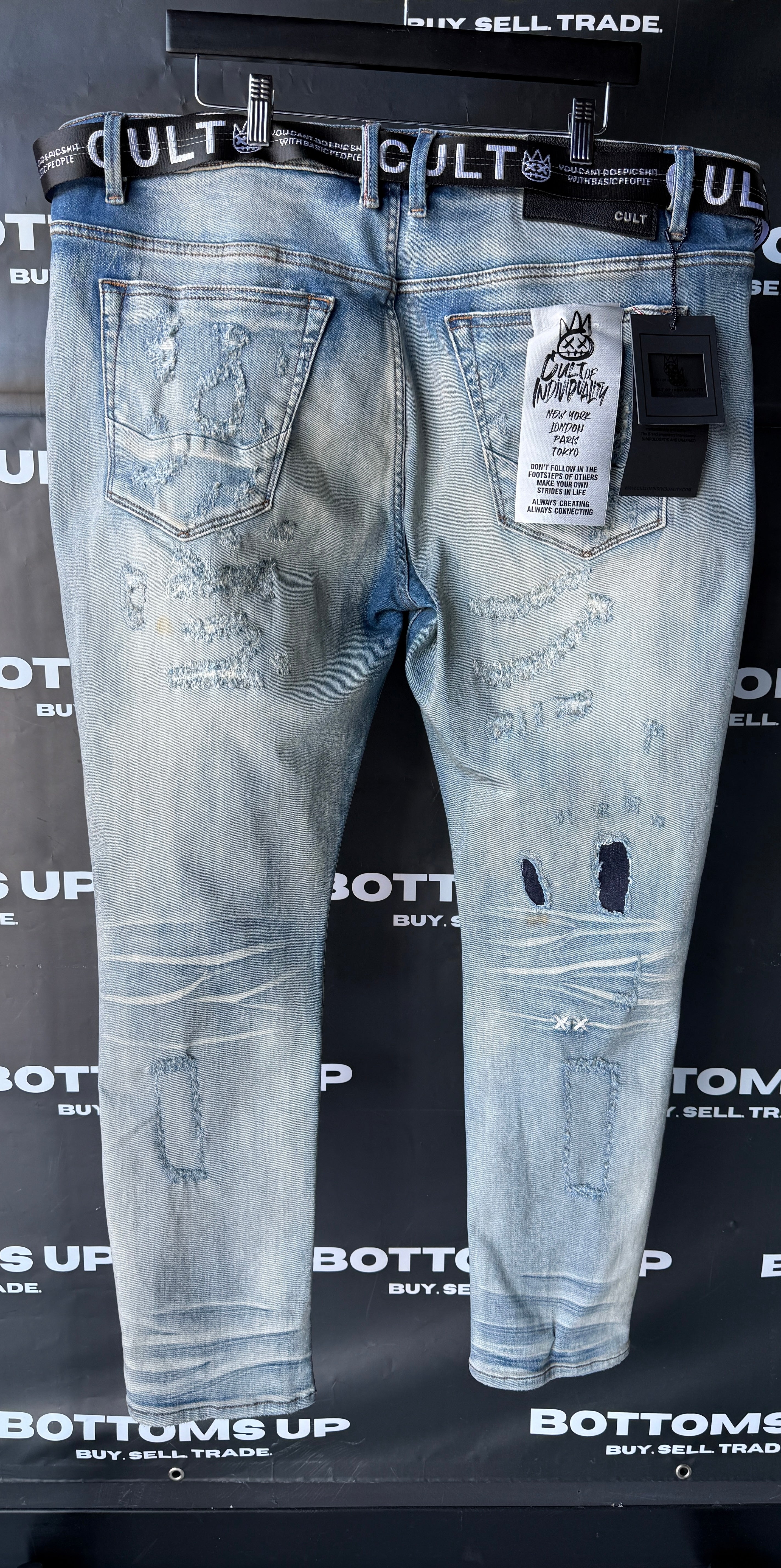 Cult of Individuality Punk Super Skinny Denim Jean 622A4-SS04G