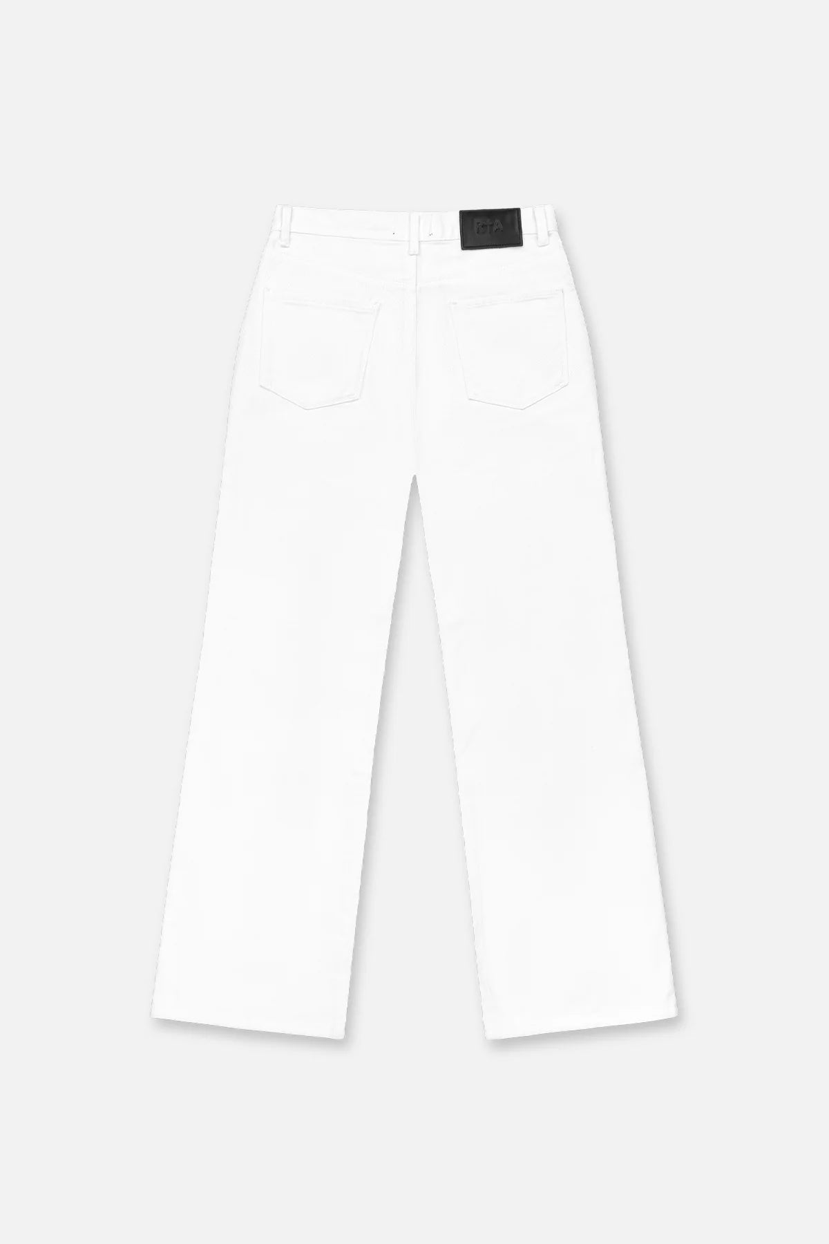 RTA Jamie Wide Leg Flare White Tri Paint Jean