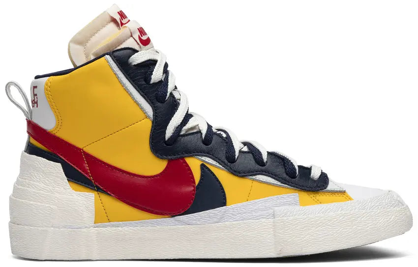 Sacai x Nike Blazer Mid: Maize Navy Men