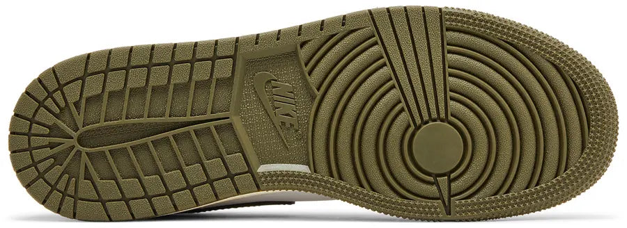 Jordan 1: Black Toe Medium Olive (No Box)