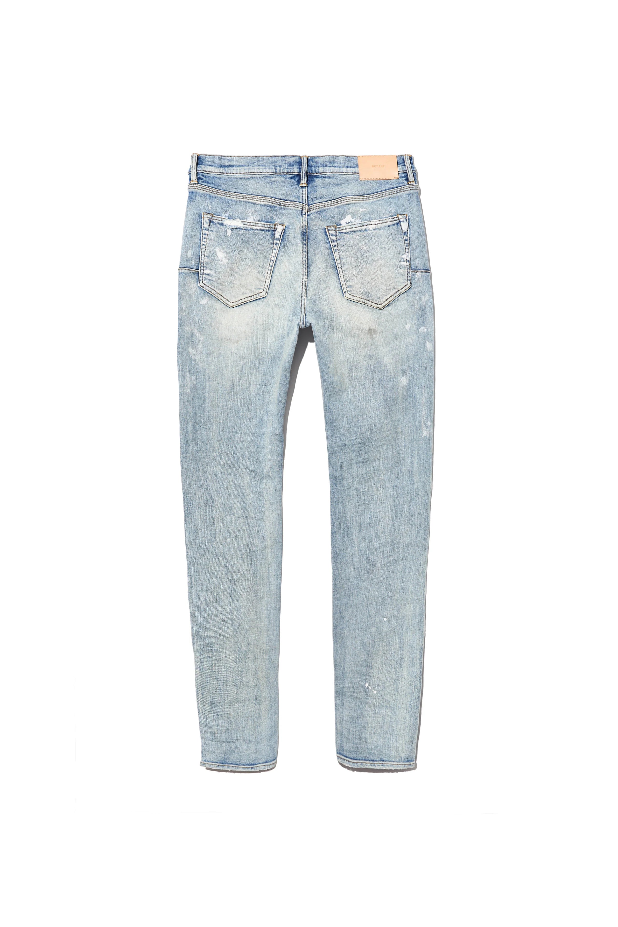 Purple Brand Paint Blowout Jeans Light Indigo P001 LIA