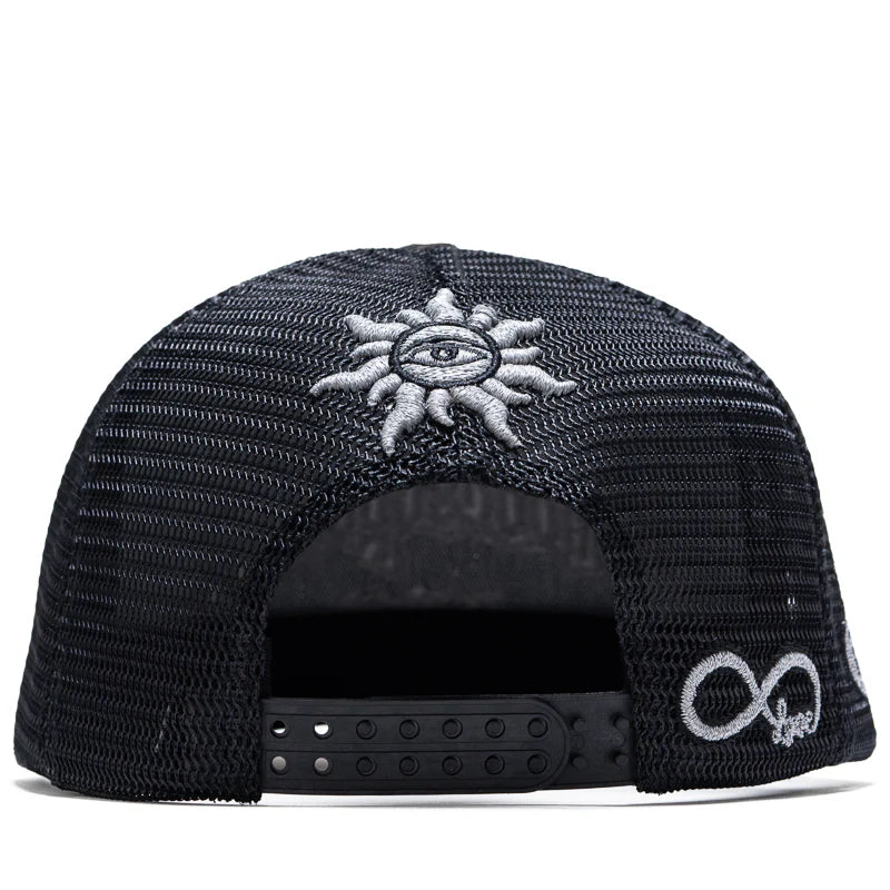 Godspeed Forever Black 3M Reflective Trucker Hat