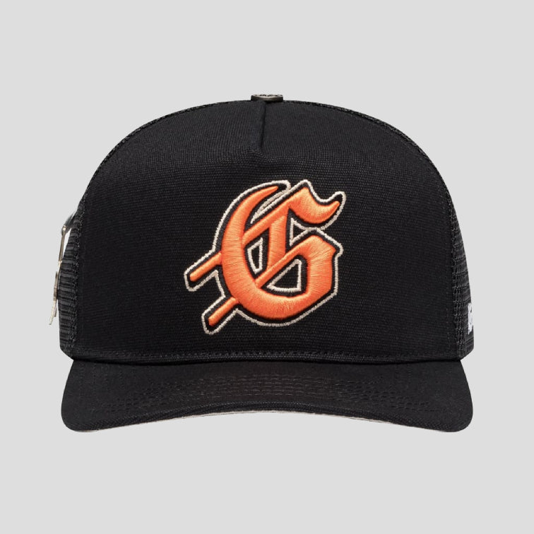 Godspeed Forever Trucker Hat Black/Tangerine