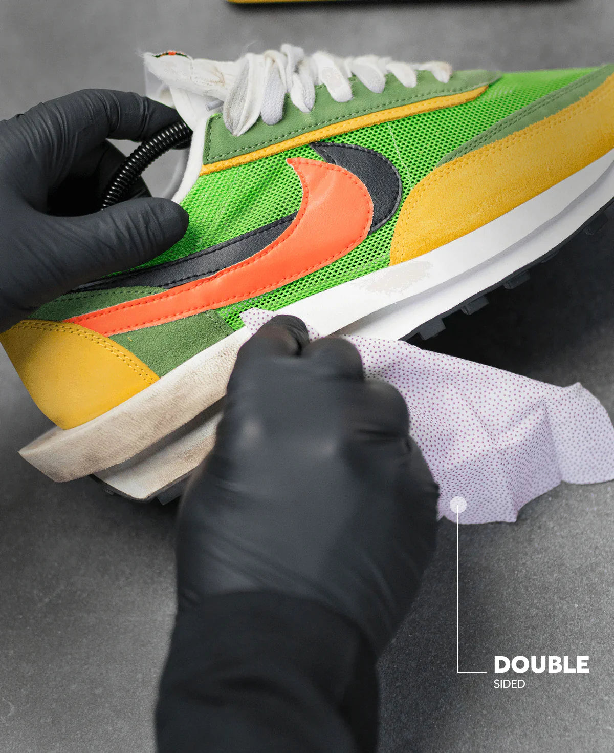 Crep Protect Shoe Wipes: Biodegradable, Dual-Sided Sneaker Cleaning Wipes for Quick Dirt & Scuff Removal - Individually Wrapped (Pack of 12)