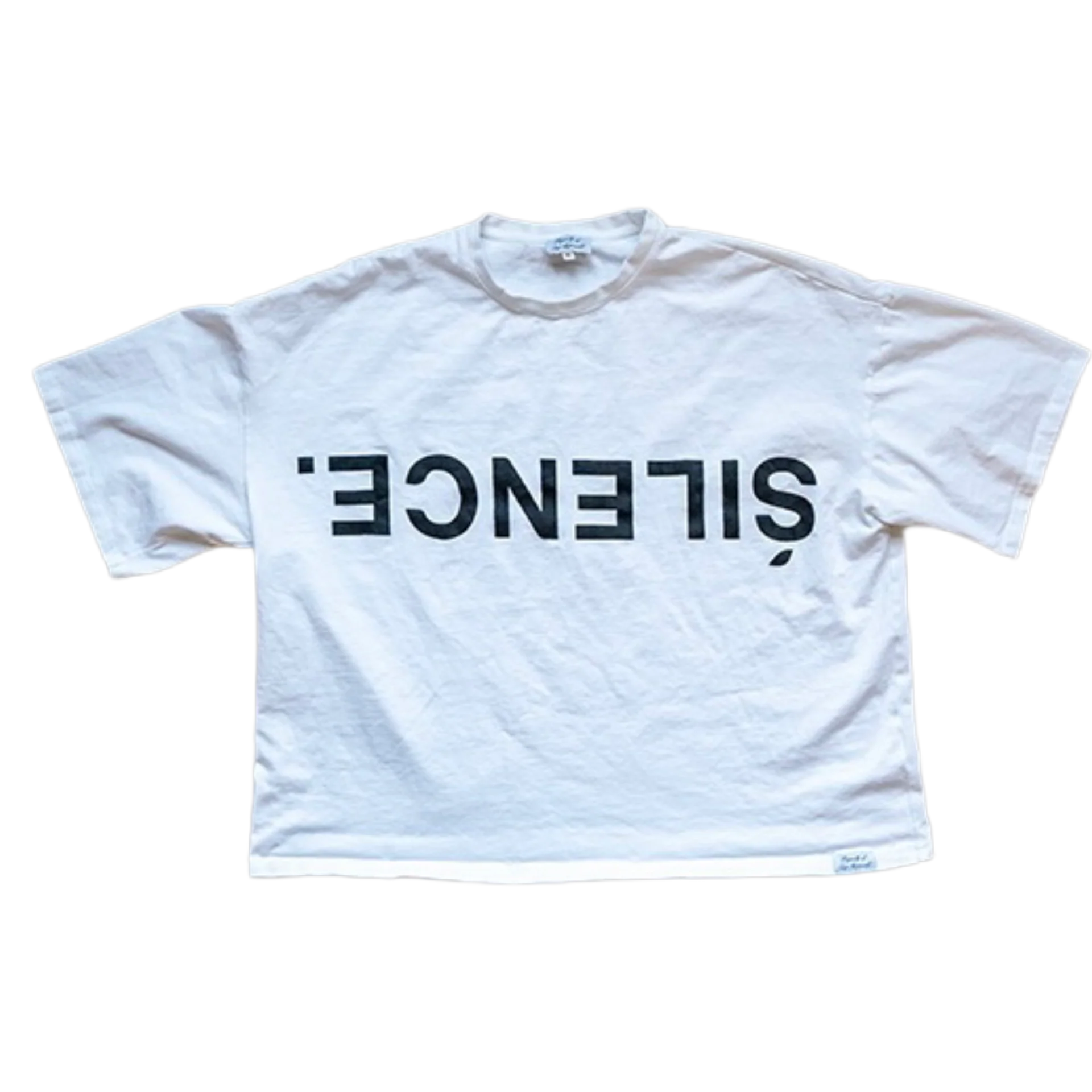 Onyx Apparel SILENCE In White T-Shirt
