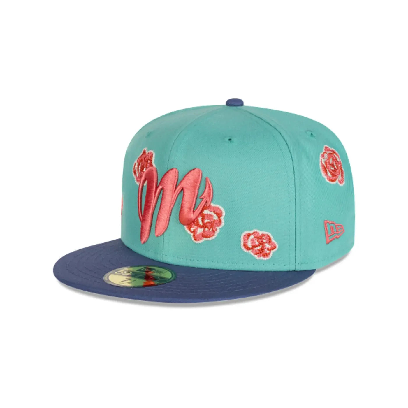 New Era 59Fifty Diablos Rojos Del MÉXICO LMB Roses All Over New Era Fitted Cap