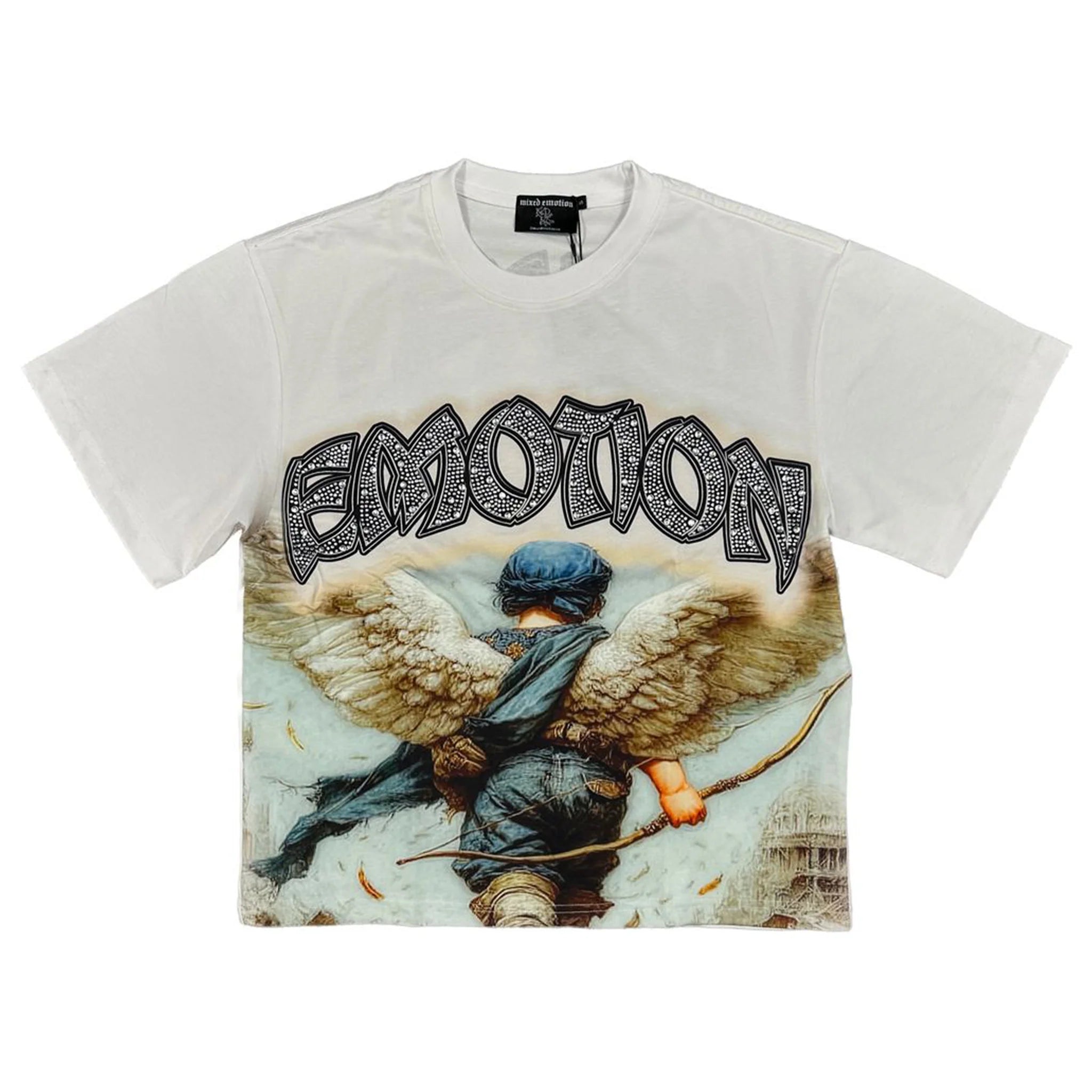 Mixed Emotion White Arch Angel T Shirt
