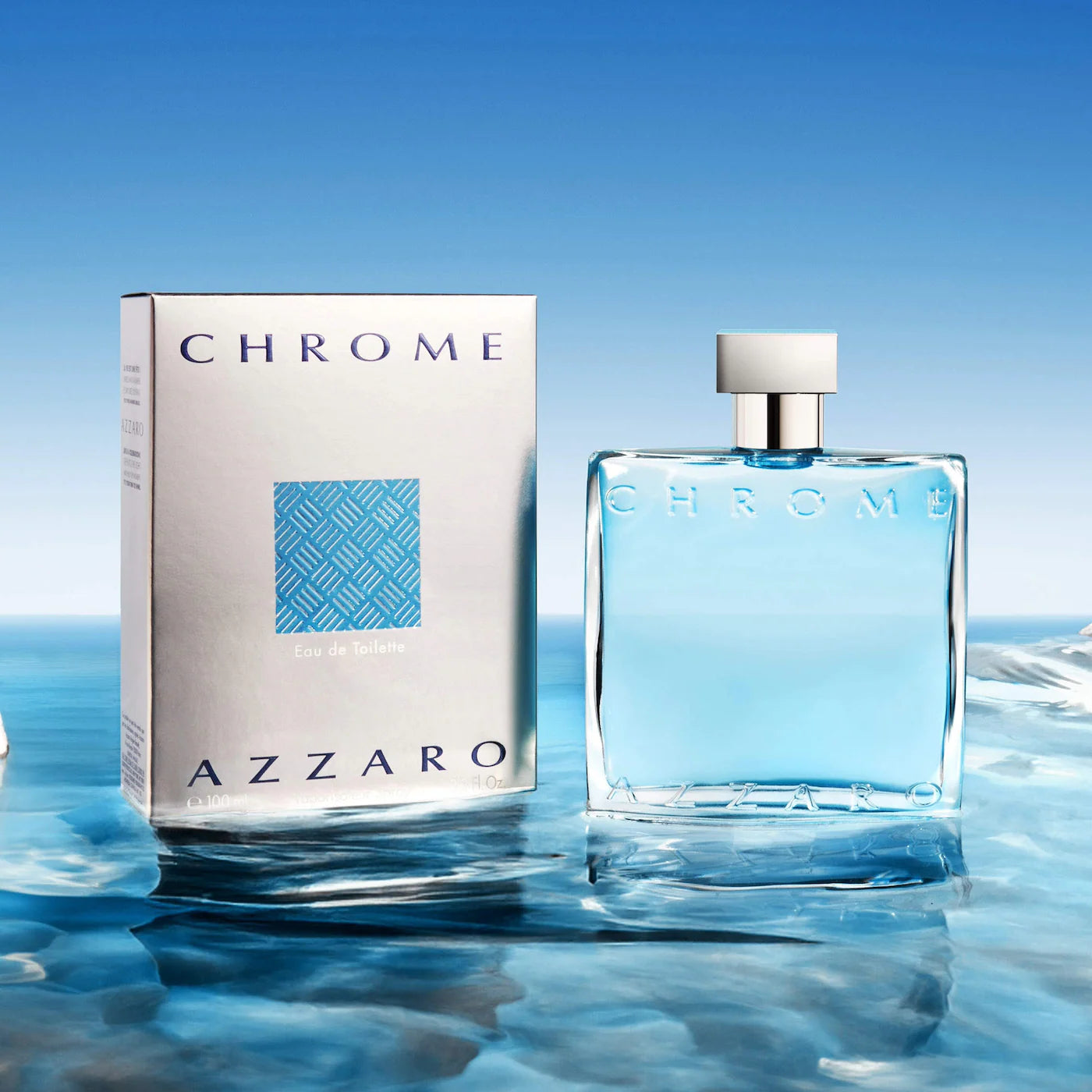 Azzaro Chrome Eau de Toilette 3.38 oz Men