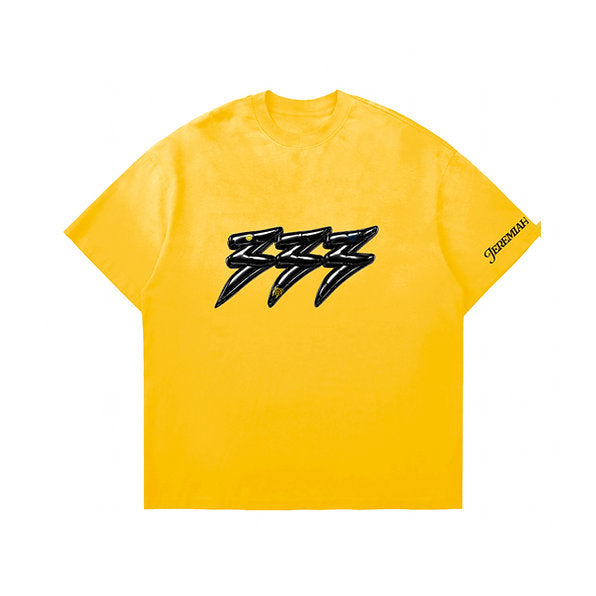 333 3eyevision Don't Be Afraid Ballon T-Shirt In Yellow