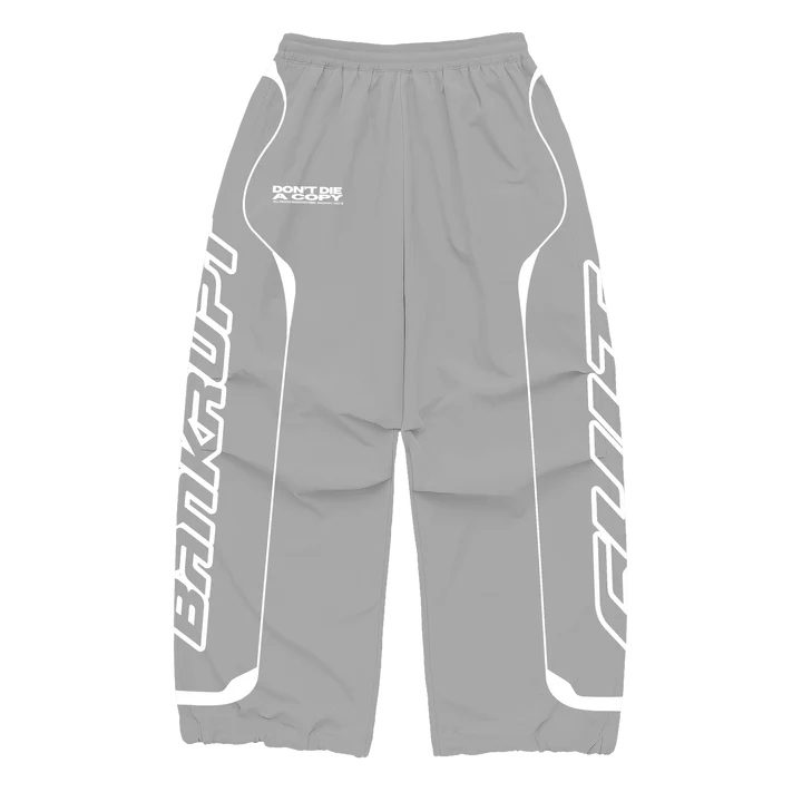Bankrupt Cult Windbreaker Set In Grey